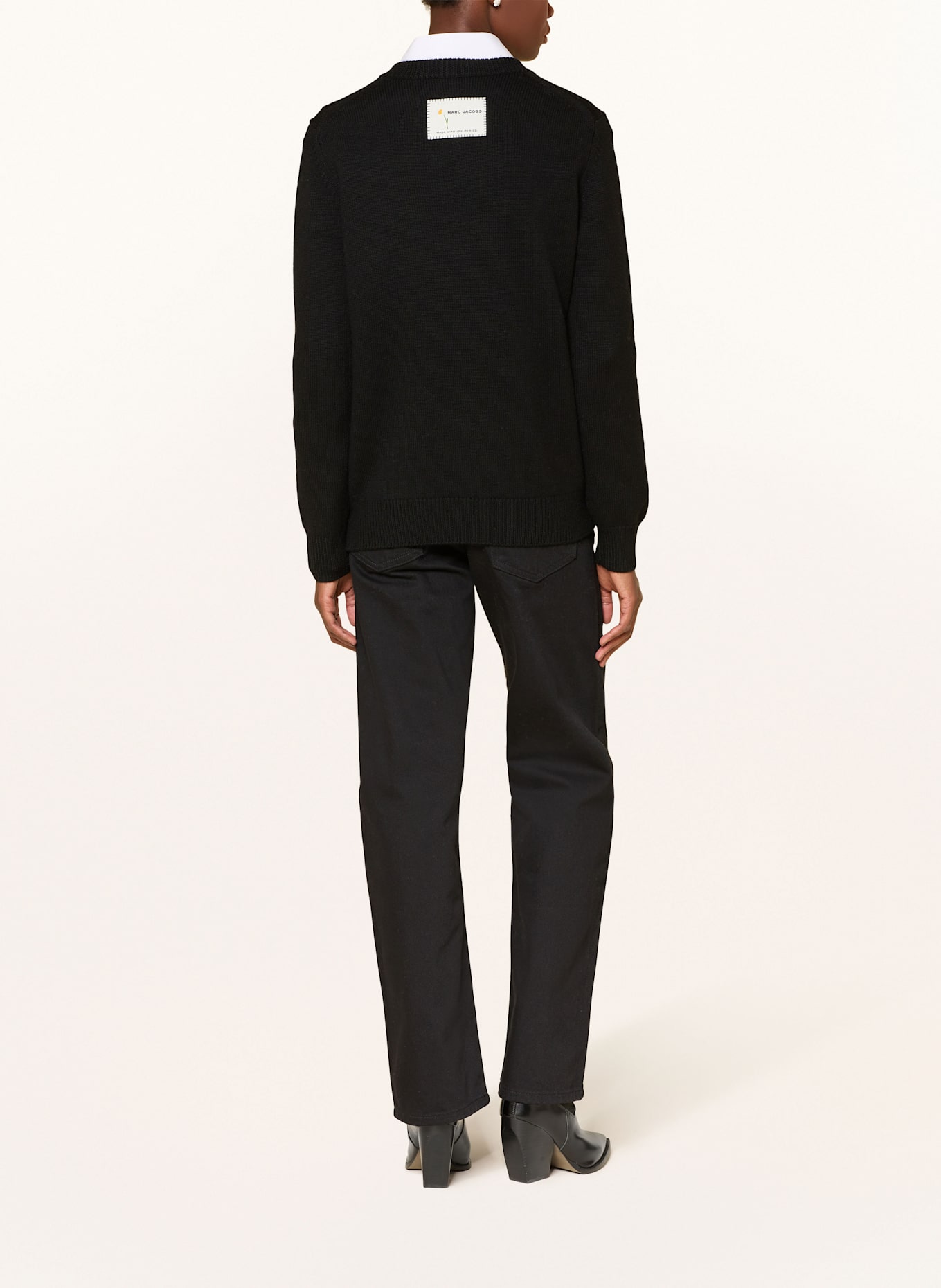 MARC JACOBS Pull MARC IS JOY: NOIR / BLANC / JAUNE