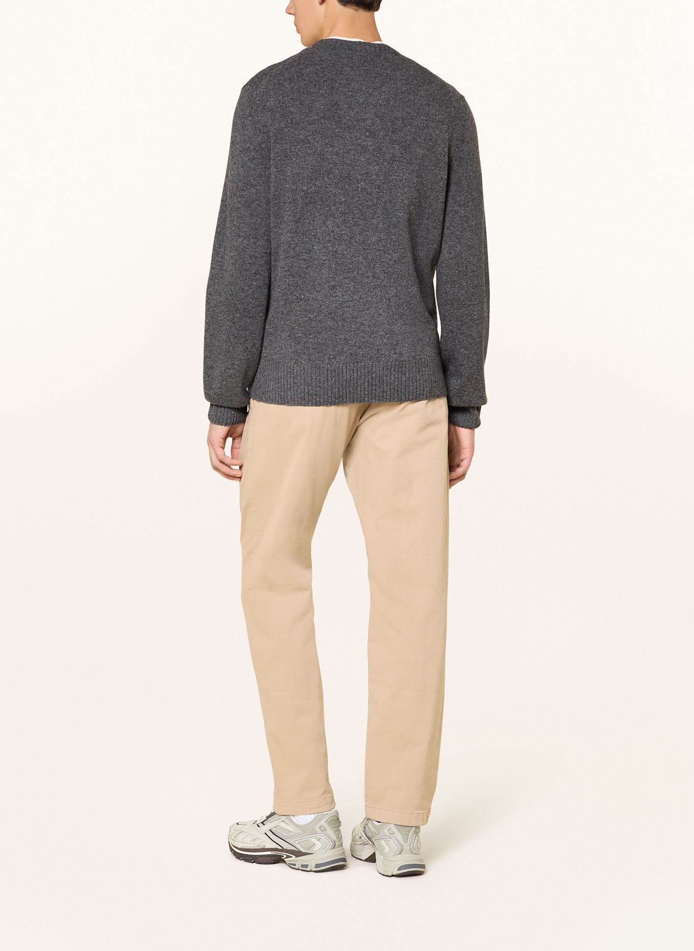 LACOSTE Pullover: DUNKELGRAU