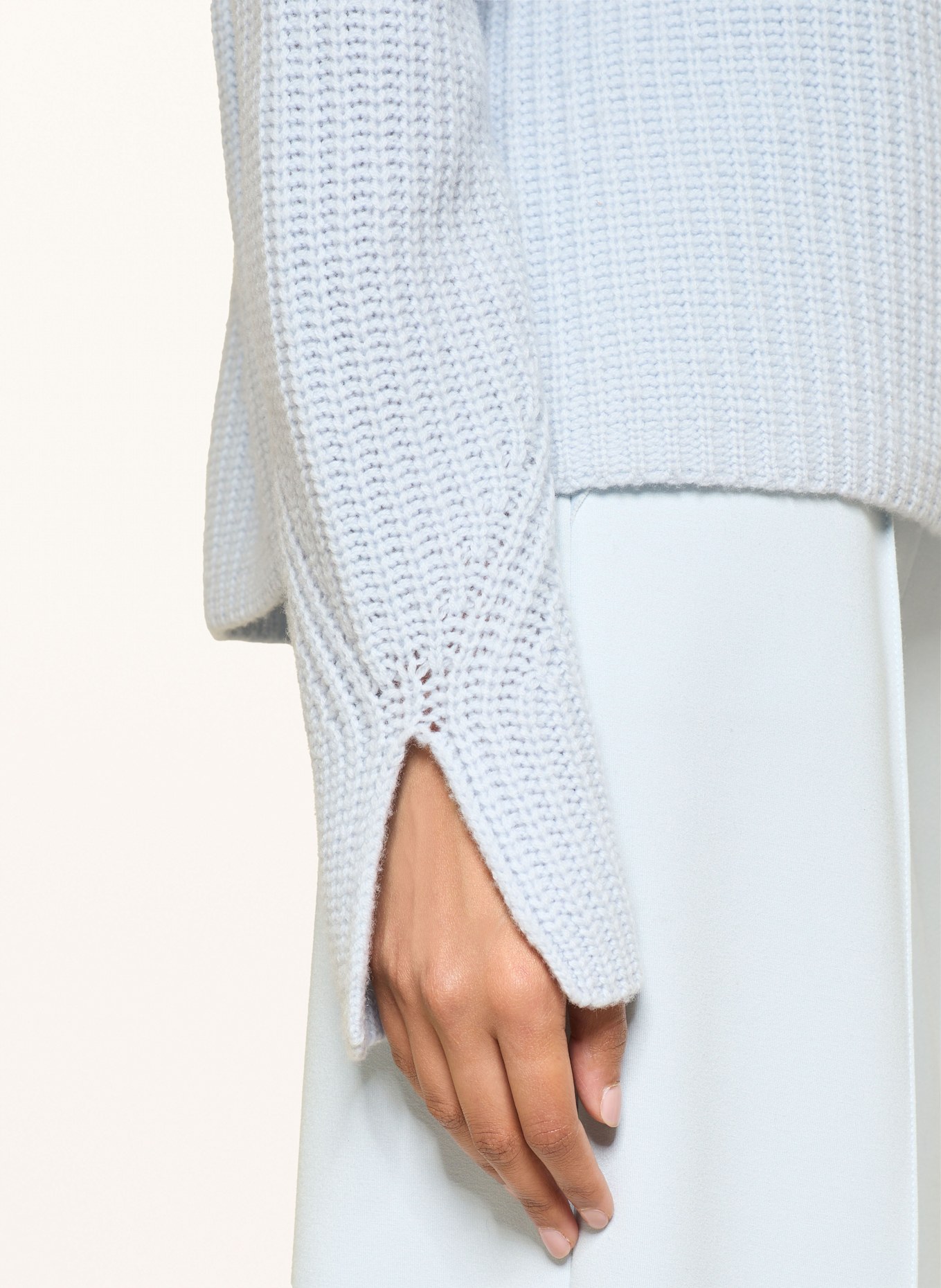 RIANI Pullover mit Cashmere: HELLBLAU