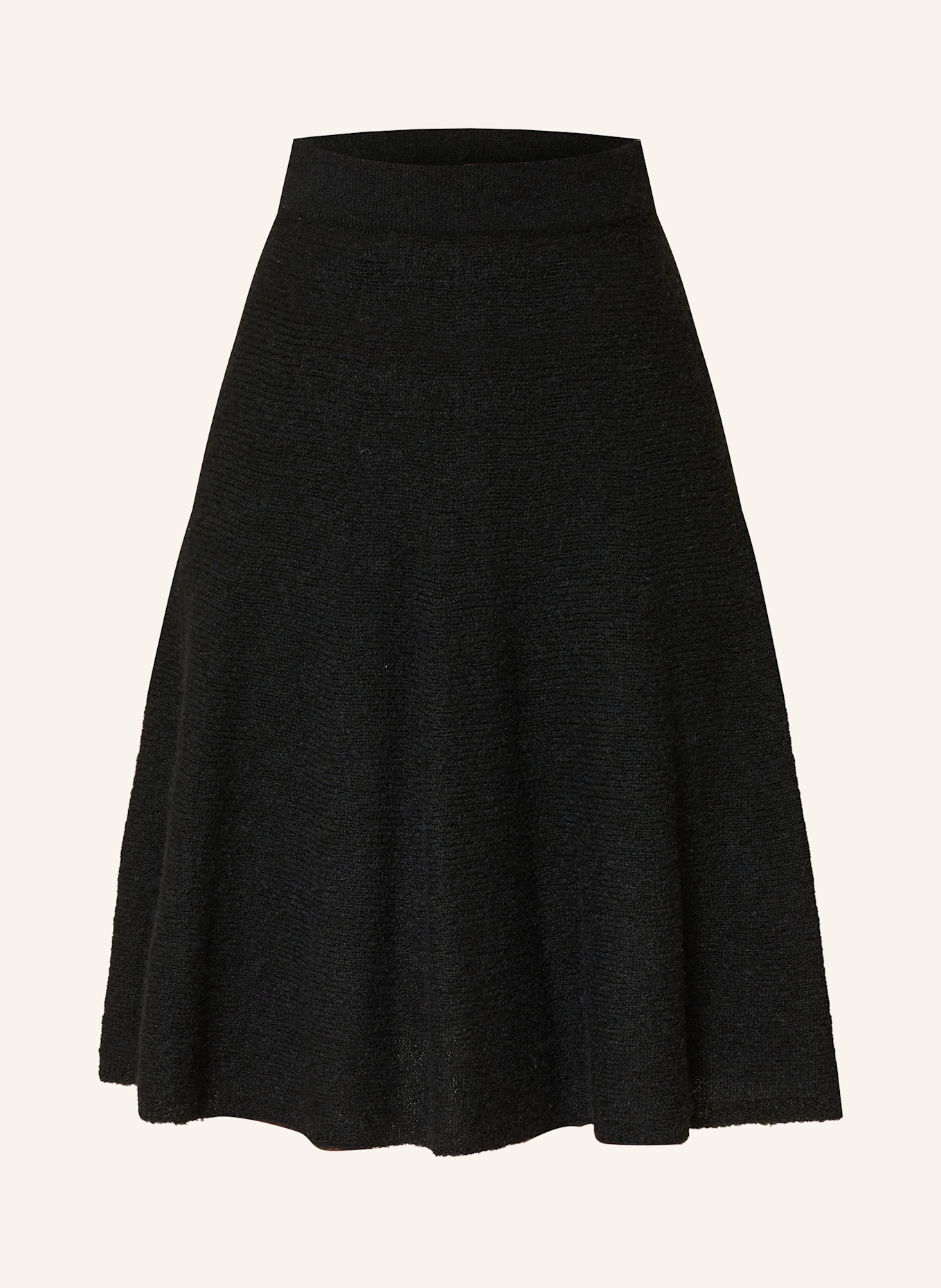 RIANI Strickrock mit Alpaka: SCHWARZ