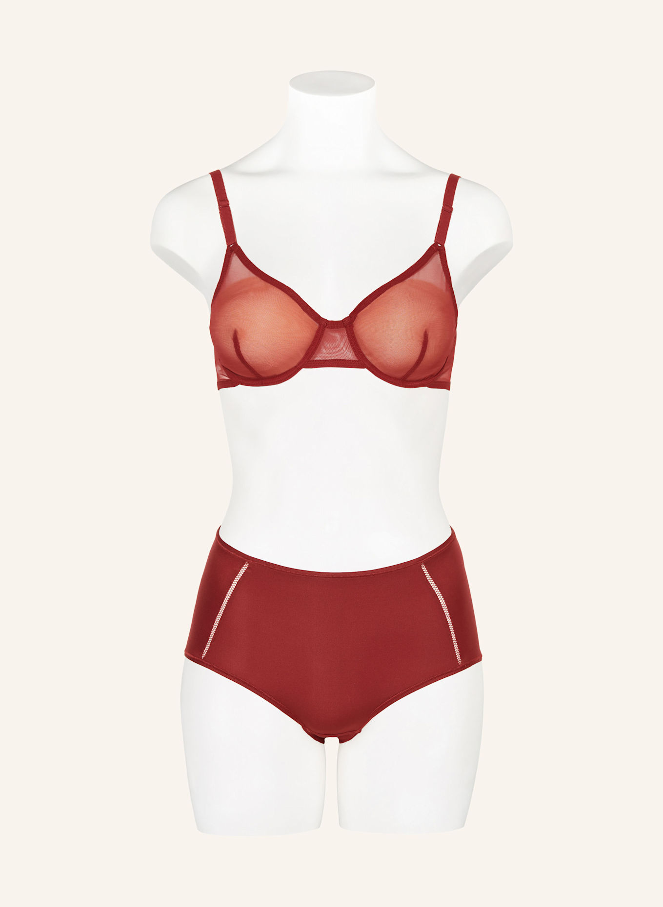 ERES Taillenslip BRINA SOYEUSE: DUNKELROT