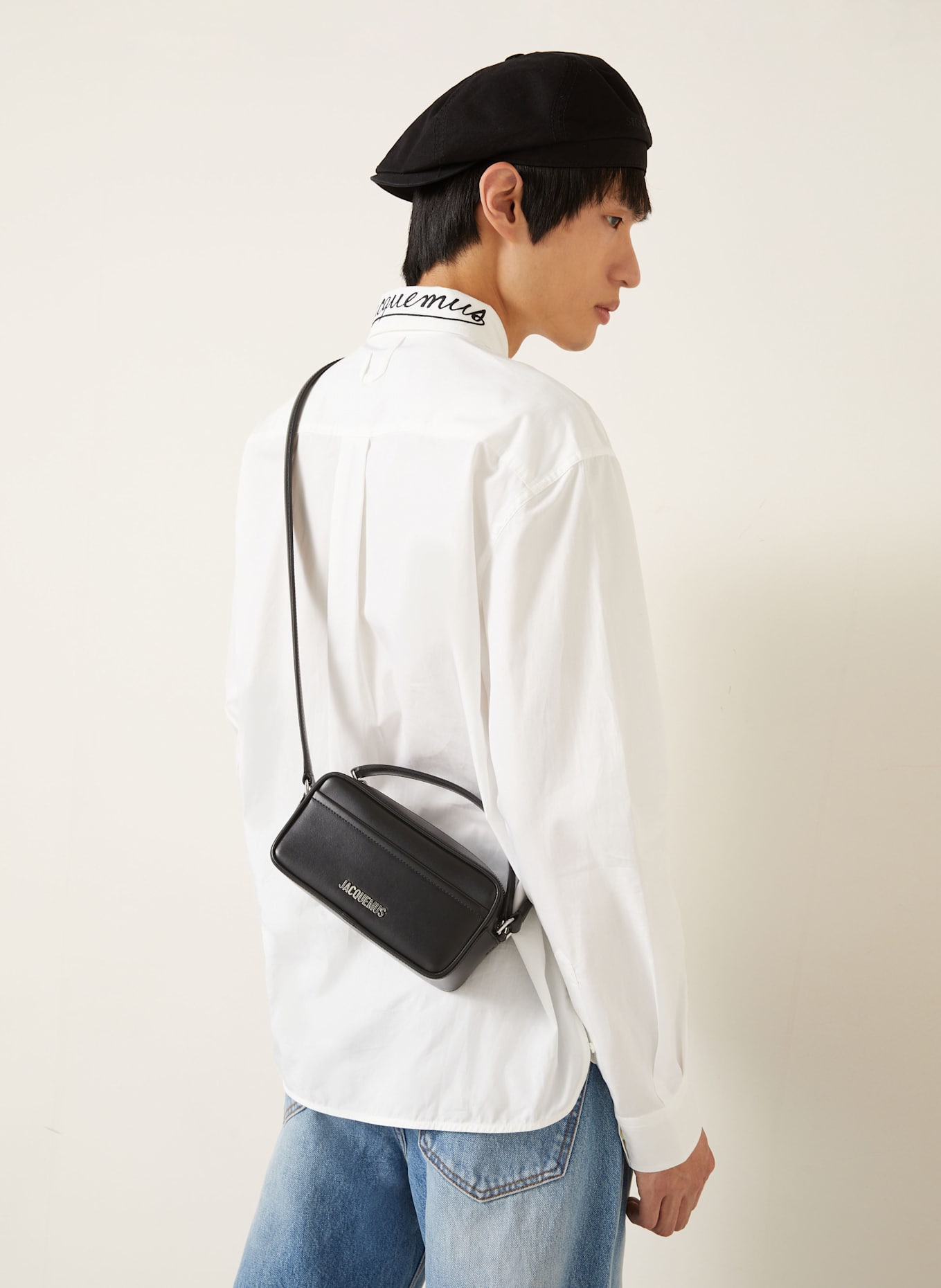 JACQUEMUS Kabelka přes rameno LE BANETO: ČERNÁ