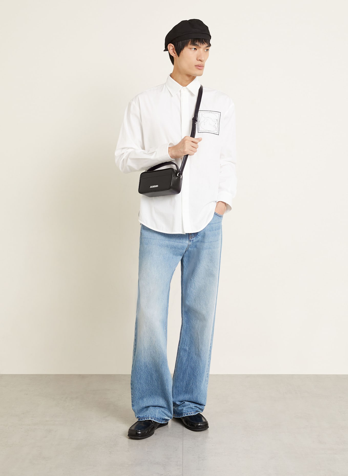 JACQUEMUS Kabelka přes rameno LE BANETO: ČERNÁ