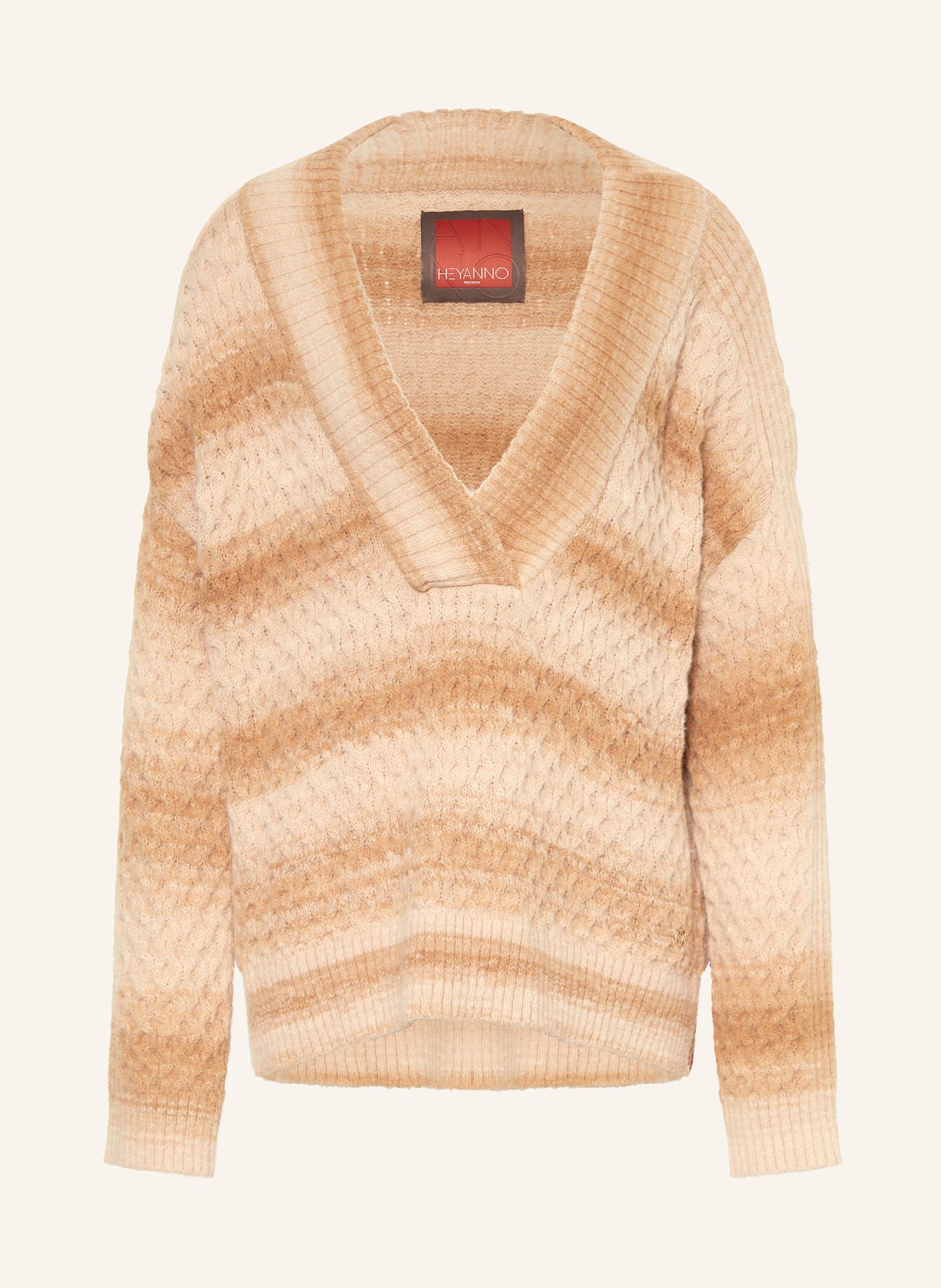 HEYANNO Pullover MMHMILD mit Alpaka: 787 Foxtrot