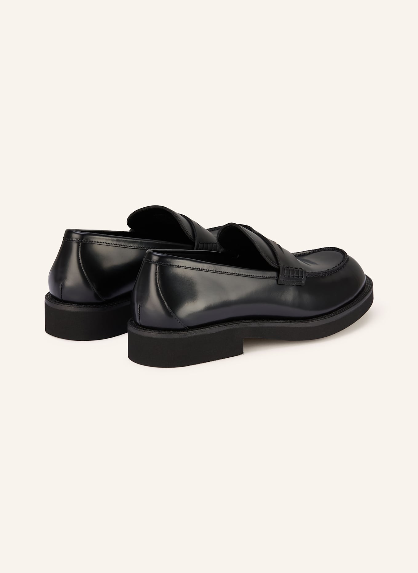 BOSS Penny-Loafer ELERI: SCHWARZ