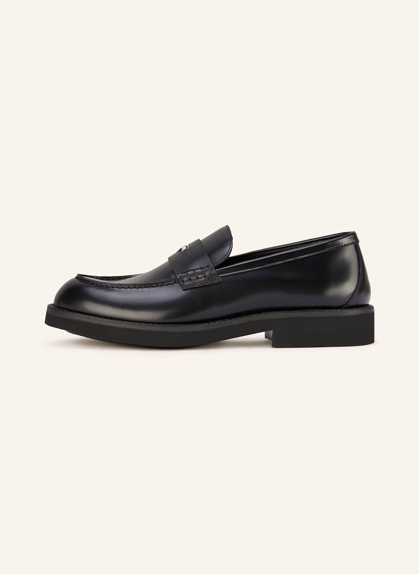 BOSS Penny-Loafer ELERI: SCHWARZ