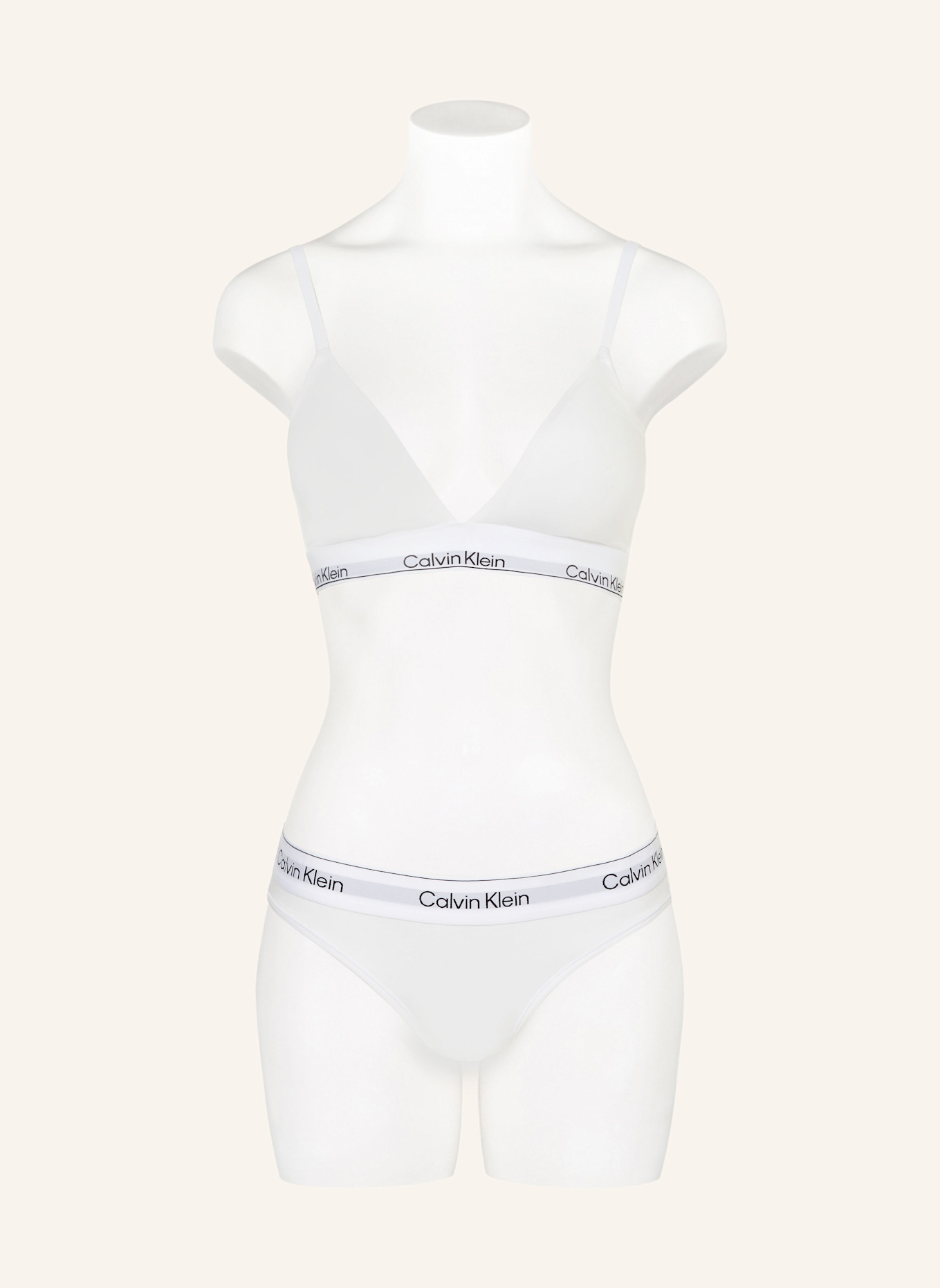 Calvin Klein Triangel-BH ICON COTTON MODAL: WEISS