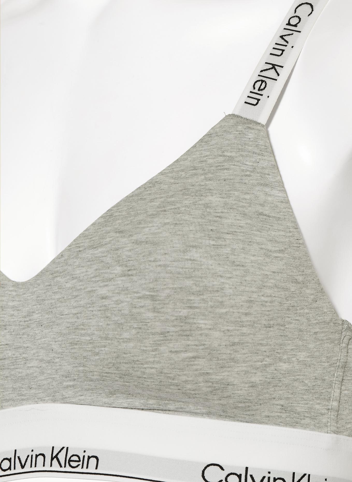 Calvin Klein Bustier ICON: GRAU