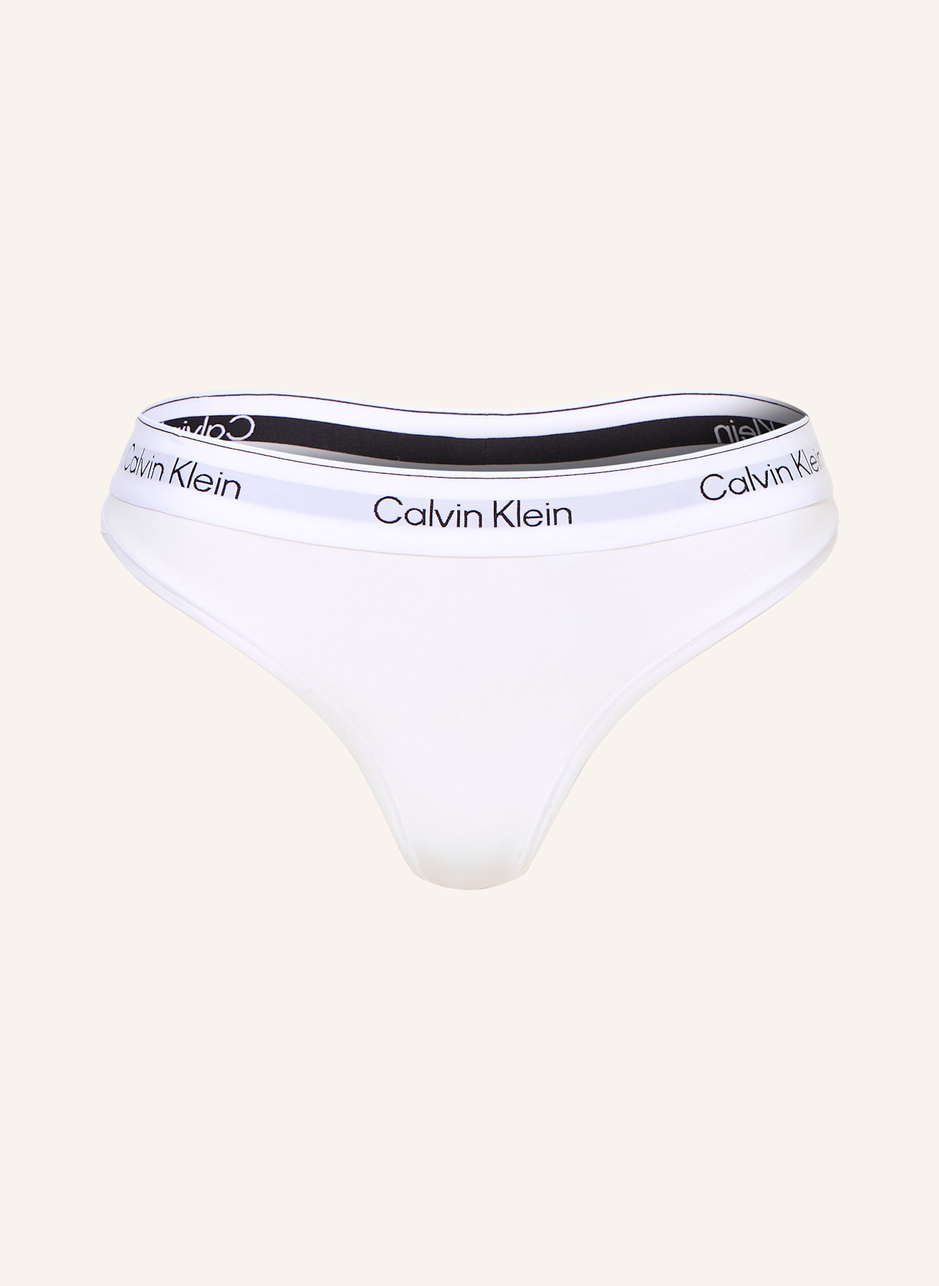 Calvin Klein String ICON COTTON MODAL: WEISS