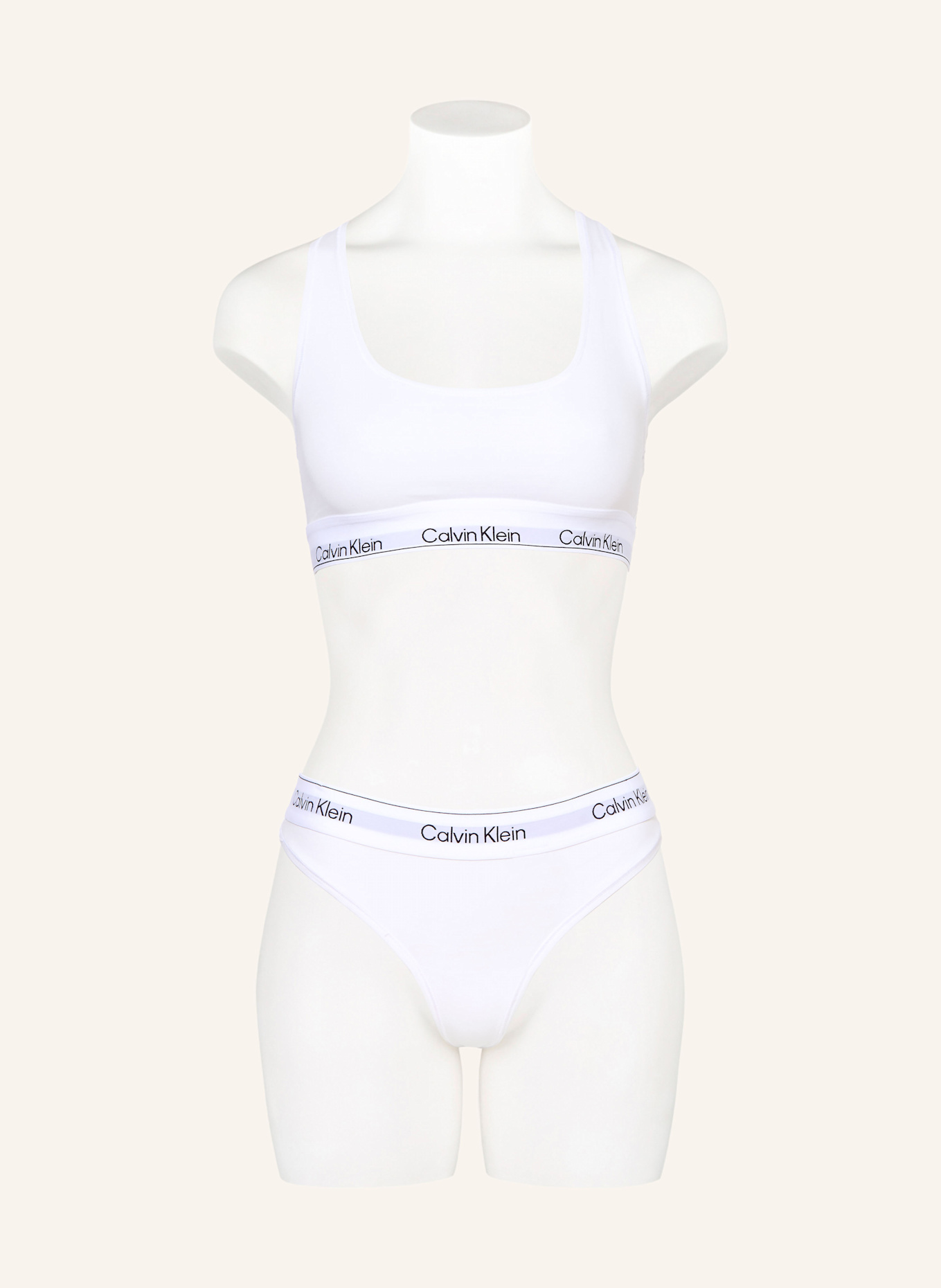Calvin Klein String ICON COTTON MODAL: WEISS