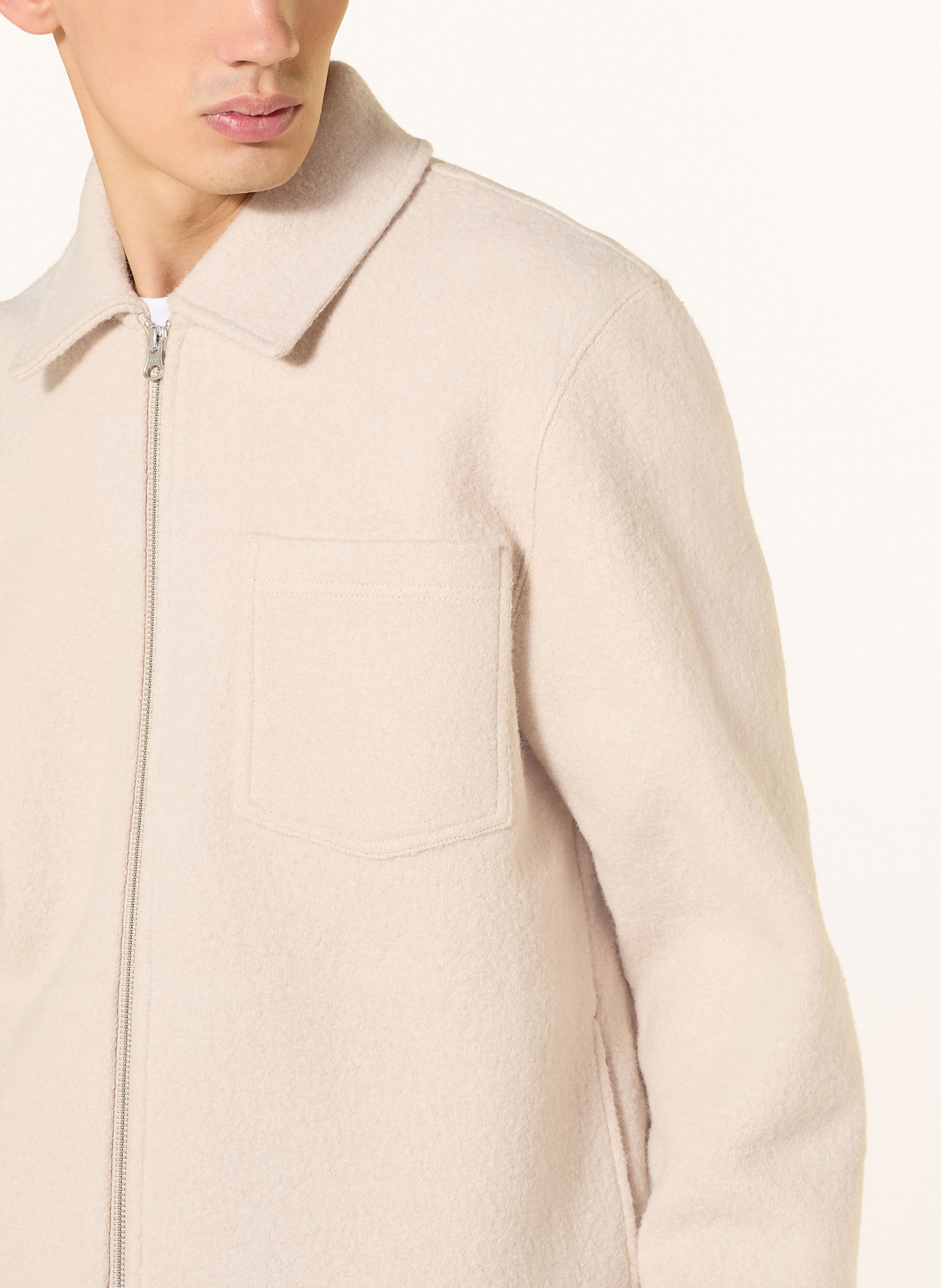 SAMSØE  SAMSØE Overjacket HANNES: CREME