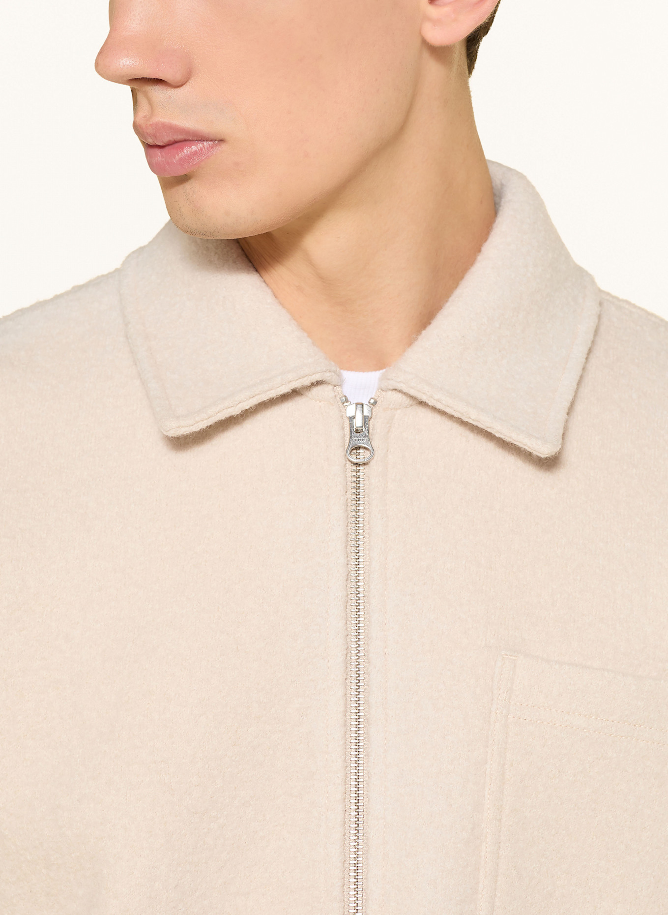 SAMSØE  SAMSØE Overjacket HANNES: CREME