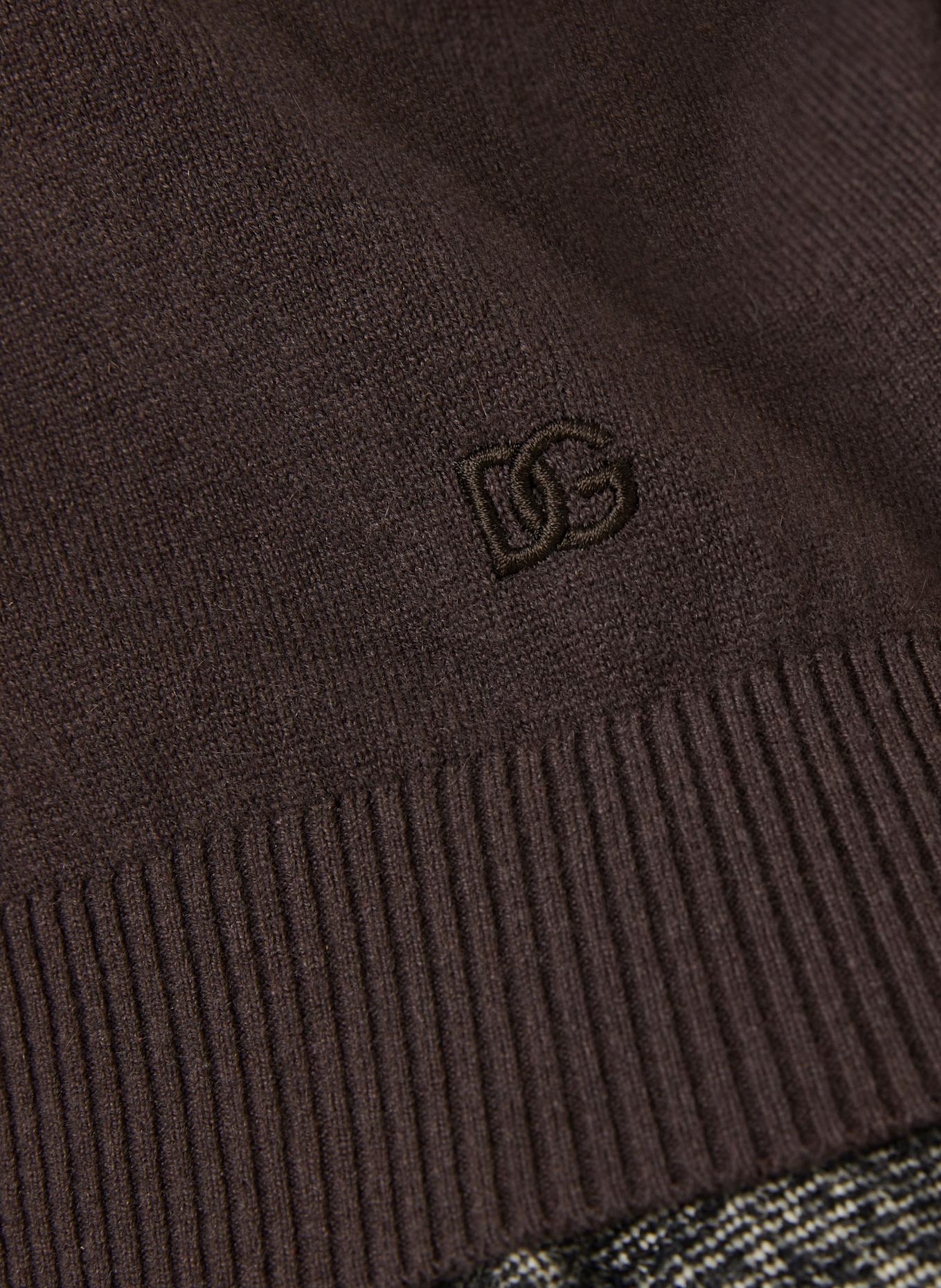 DOLCE & GABBANA Strickjacke aus Cashmere: DUNKELBRAUN