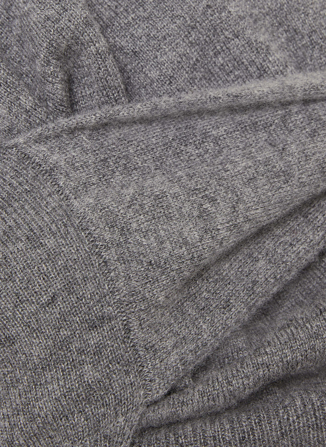 DOLCE & GABBANA Cashmere-Pullover: DUNKELGRAU