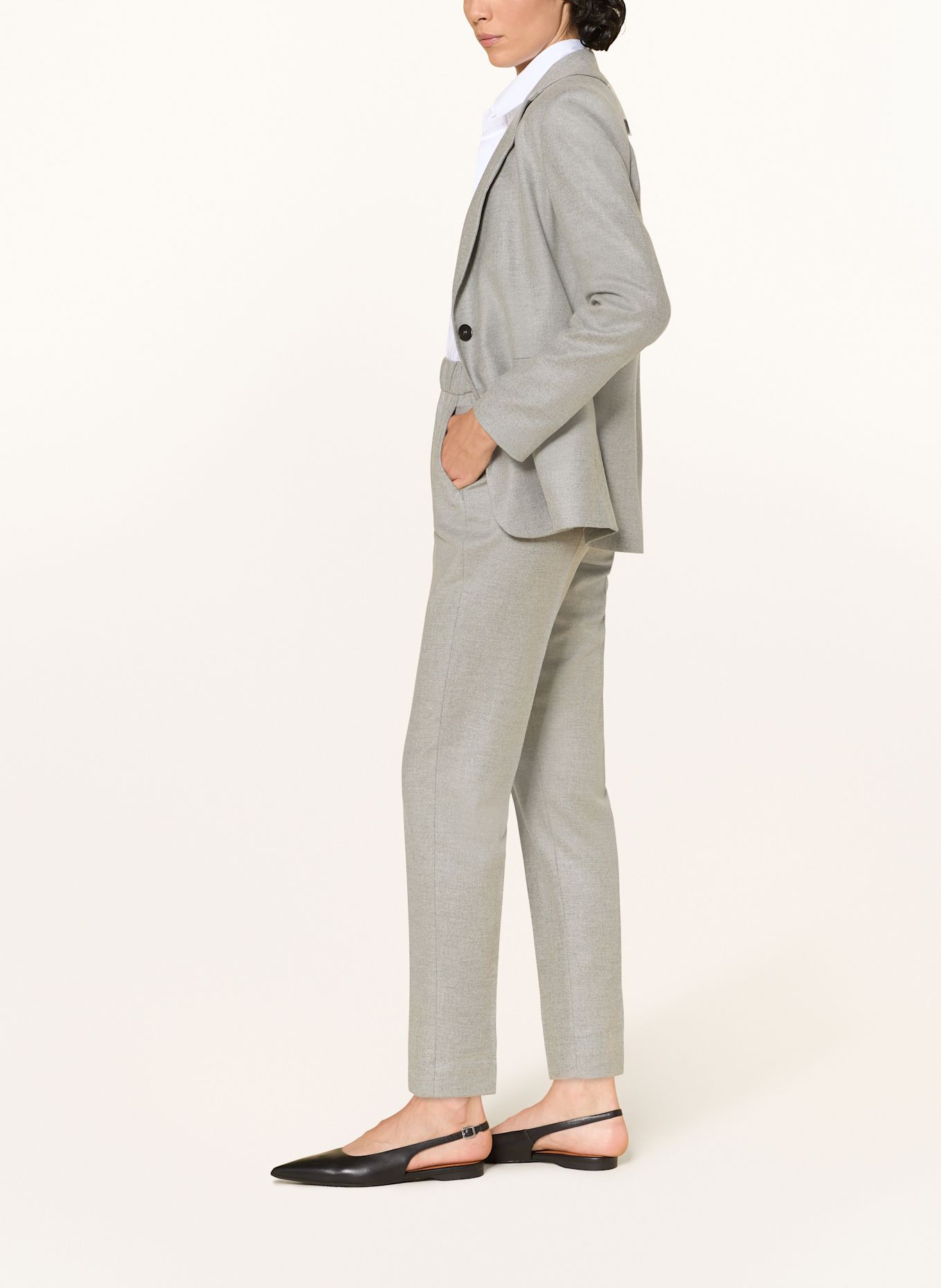 ANTONELLI firenze Marlenehose ROSA: GRAU