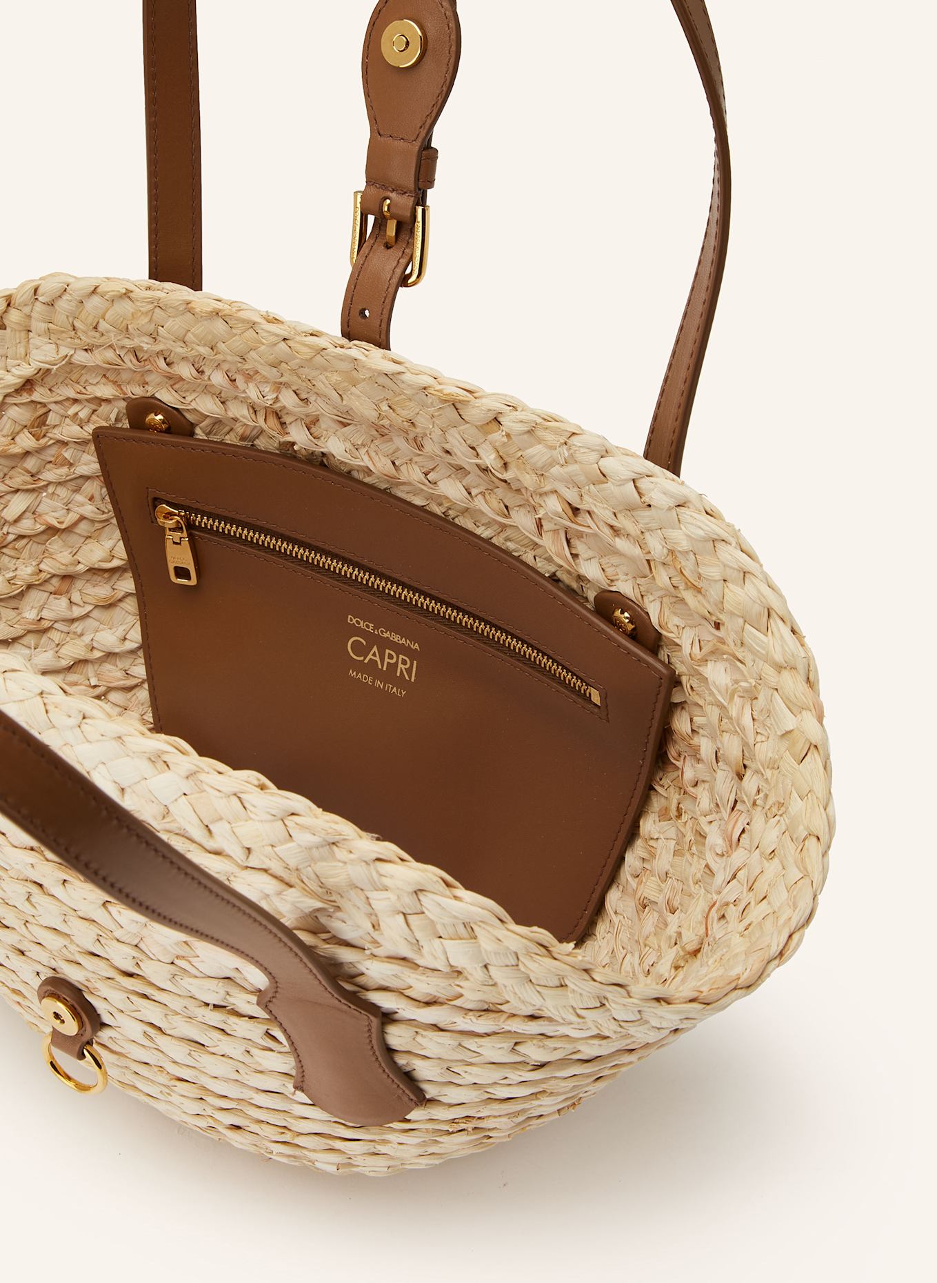 DOLCE & GABBANA Shopper: CREME