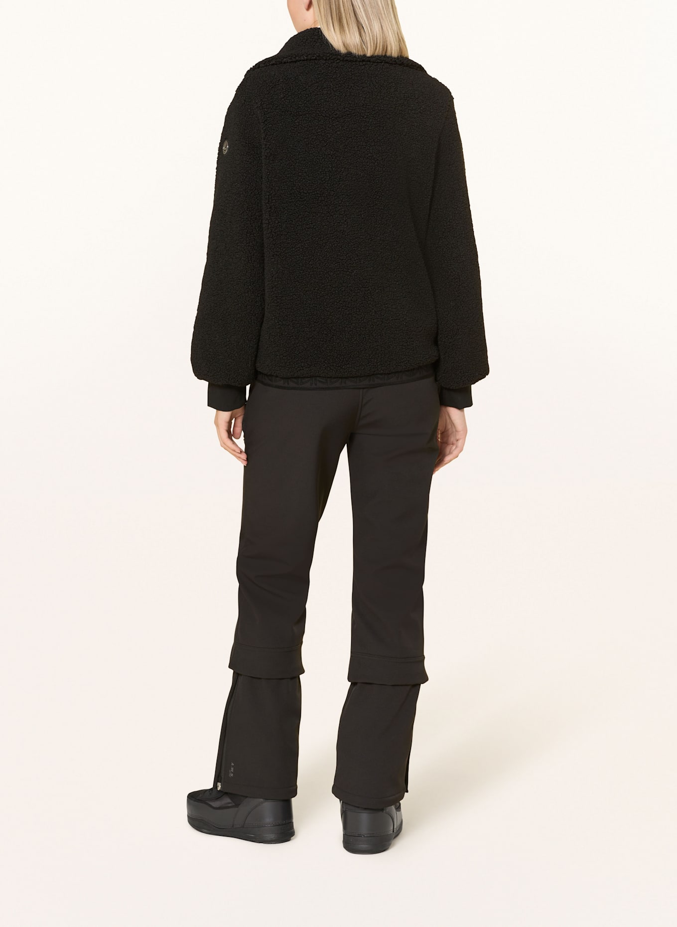 LUHTA Midlayer-Jacke ISKOINEN: SCHWARZ