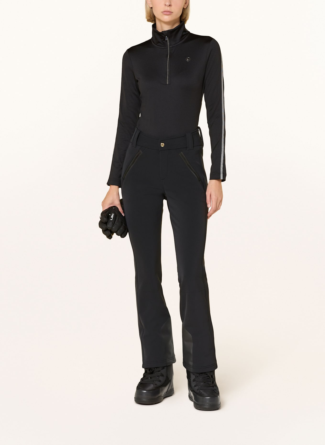 LUHTA Midlayer PEERAVAARA: SCHWARZ