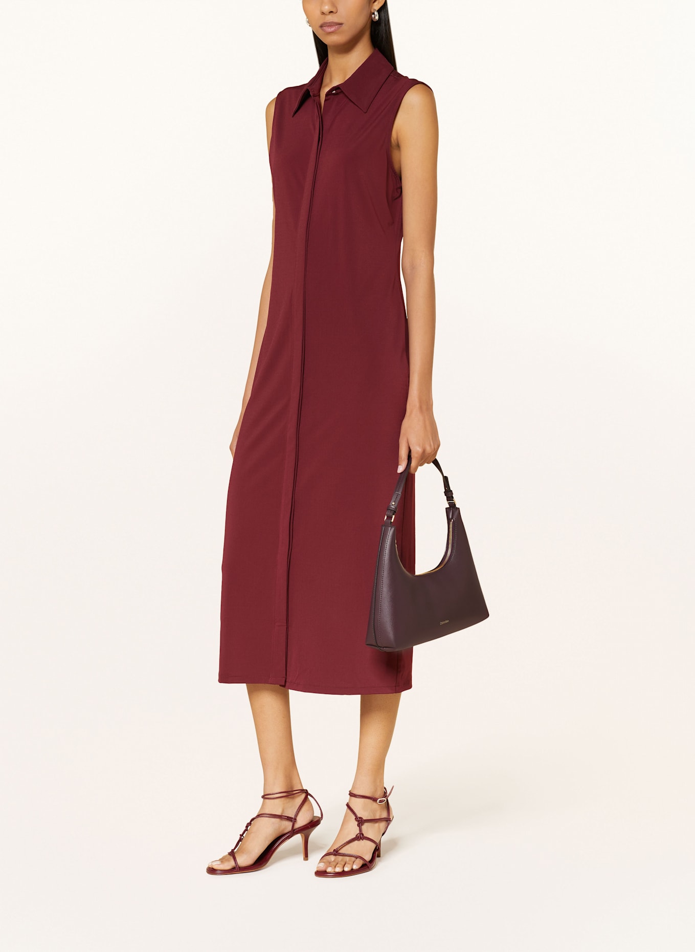 Calvin Klein Schultertasche: DUNKELROT