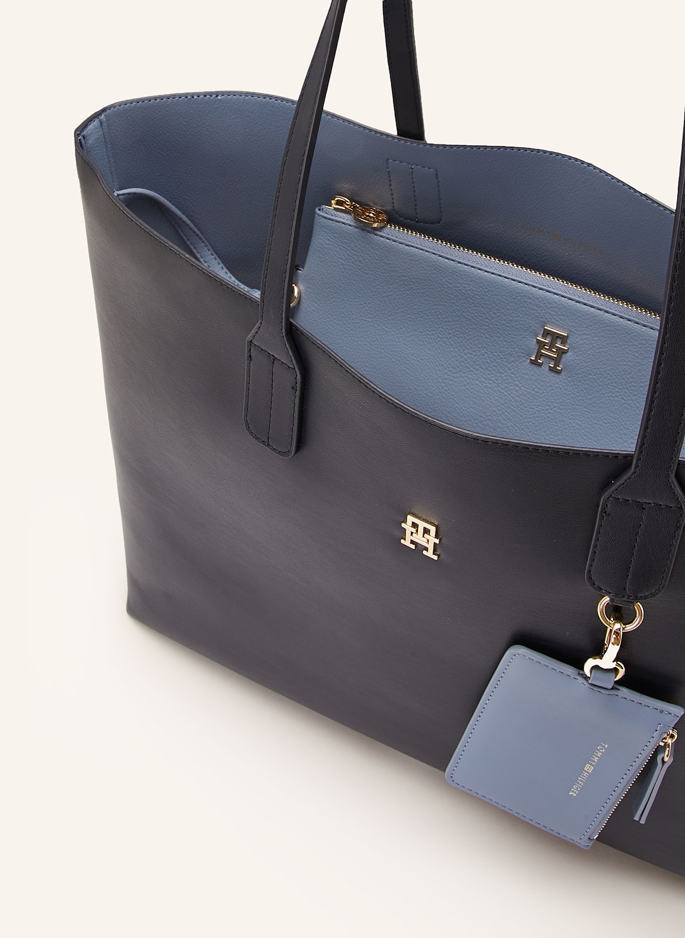 TOMMY HILFIGER Shopper ICON: DUNKELBLAU