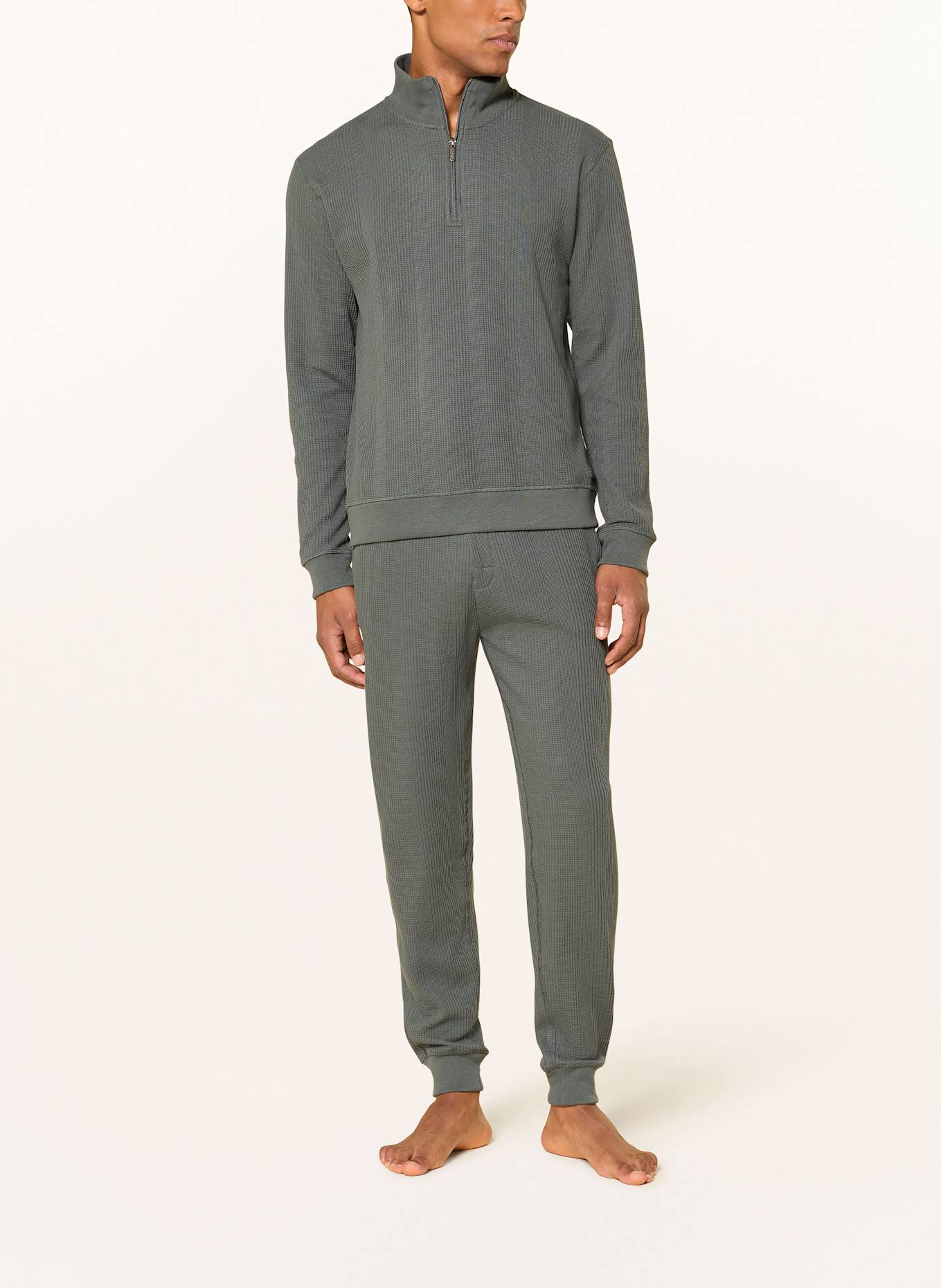 BOSS Lounge-Hose STRUCTURE: PETROL