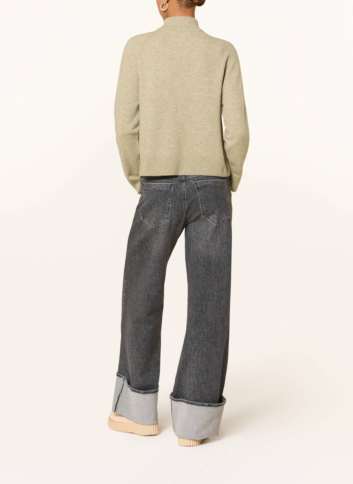 Marc O'Polo DENIM Troyer: HELLGRÜN