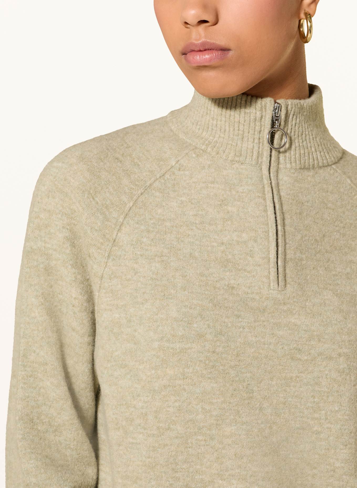 Marc O'Polo DENIM Troyer: HELLGRÜN