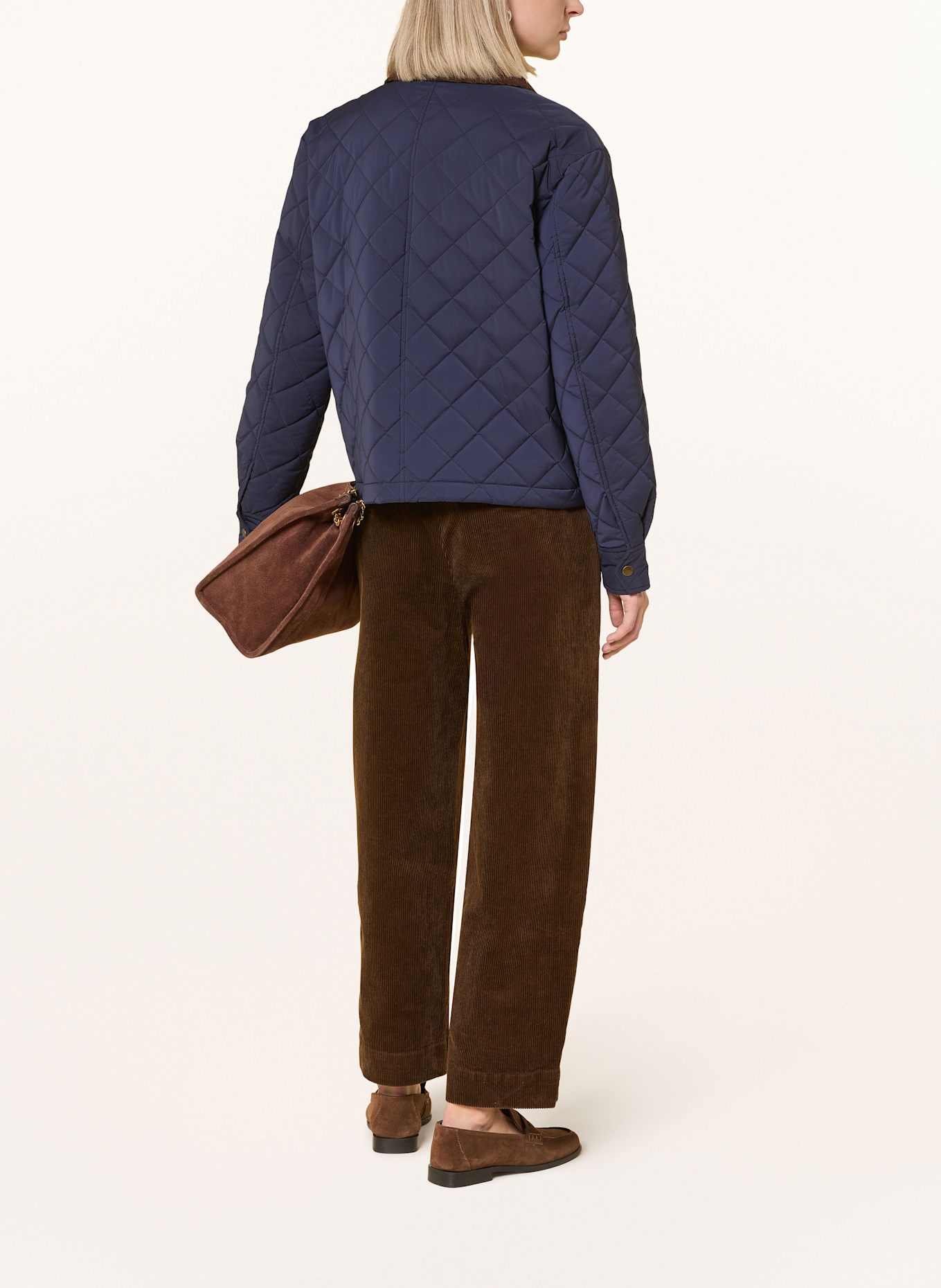 TOMMY HILFIGER Cropped-Cordhose: DUNKELBRAUN