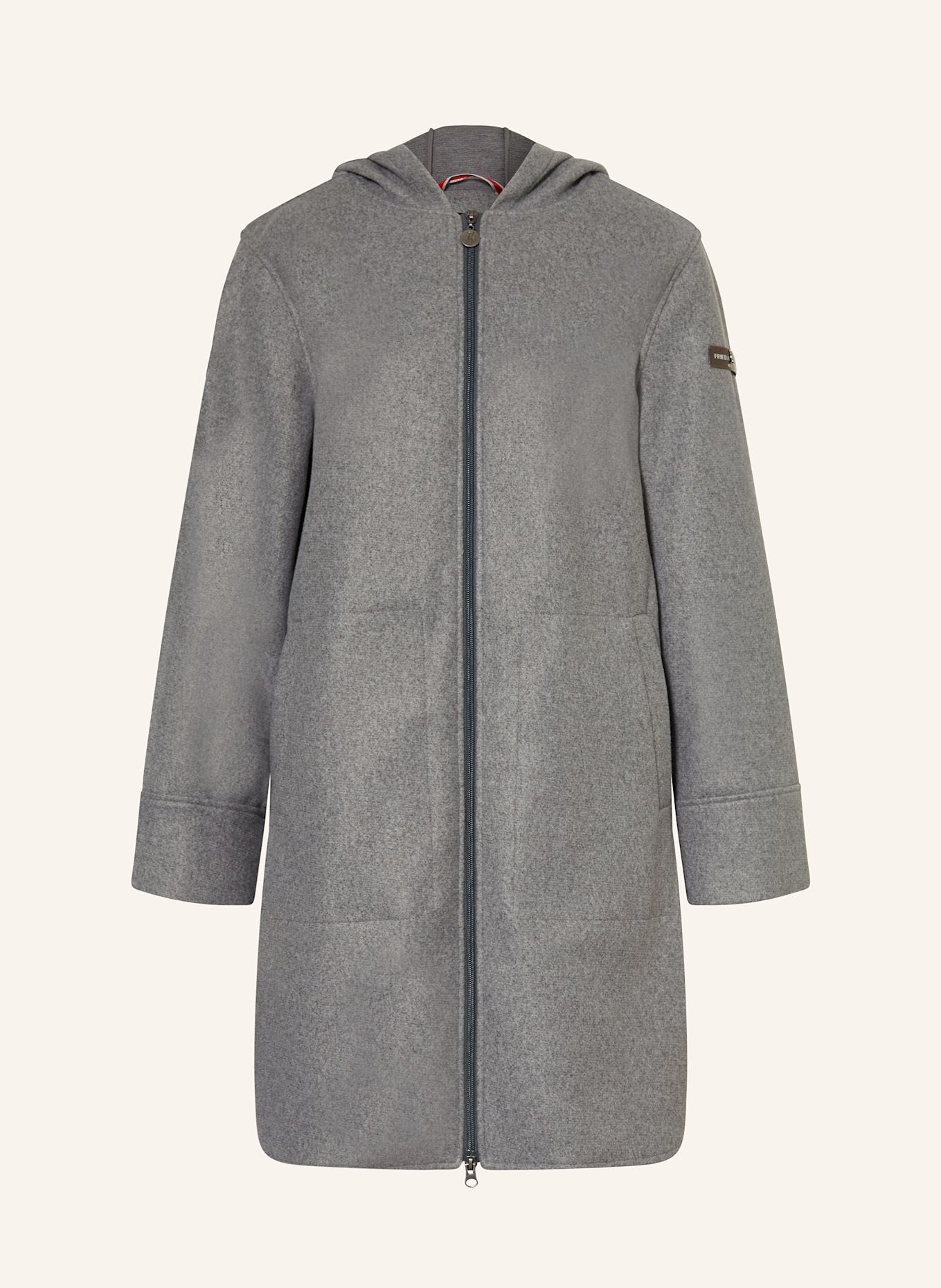 FRIEDA & FREDDIES Mantel FANNY: GRAU