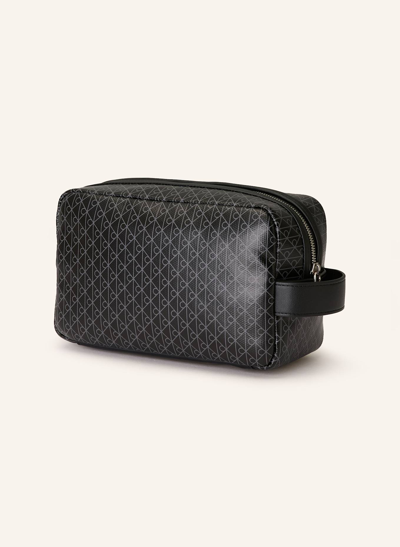 Calvin Klein Kulturtasche: SCHWARZ / GRAU