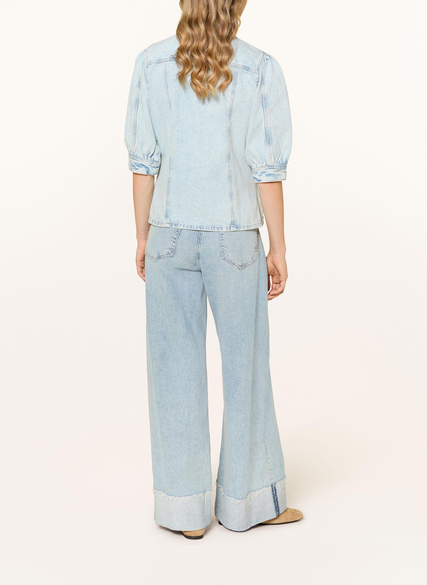 Pepe Jeans Jeansbluse MACIE mit 3/4-Arm und abnehmbarer Schluppe: HELLBLAU