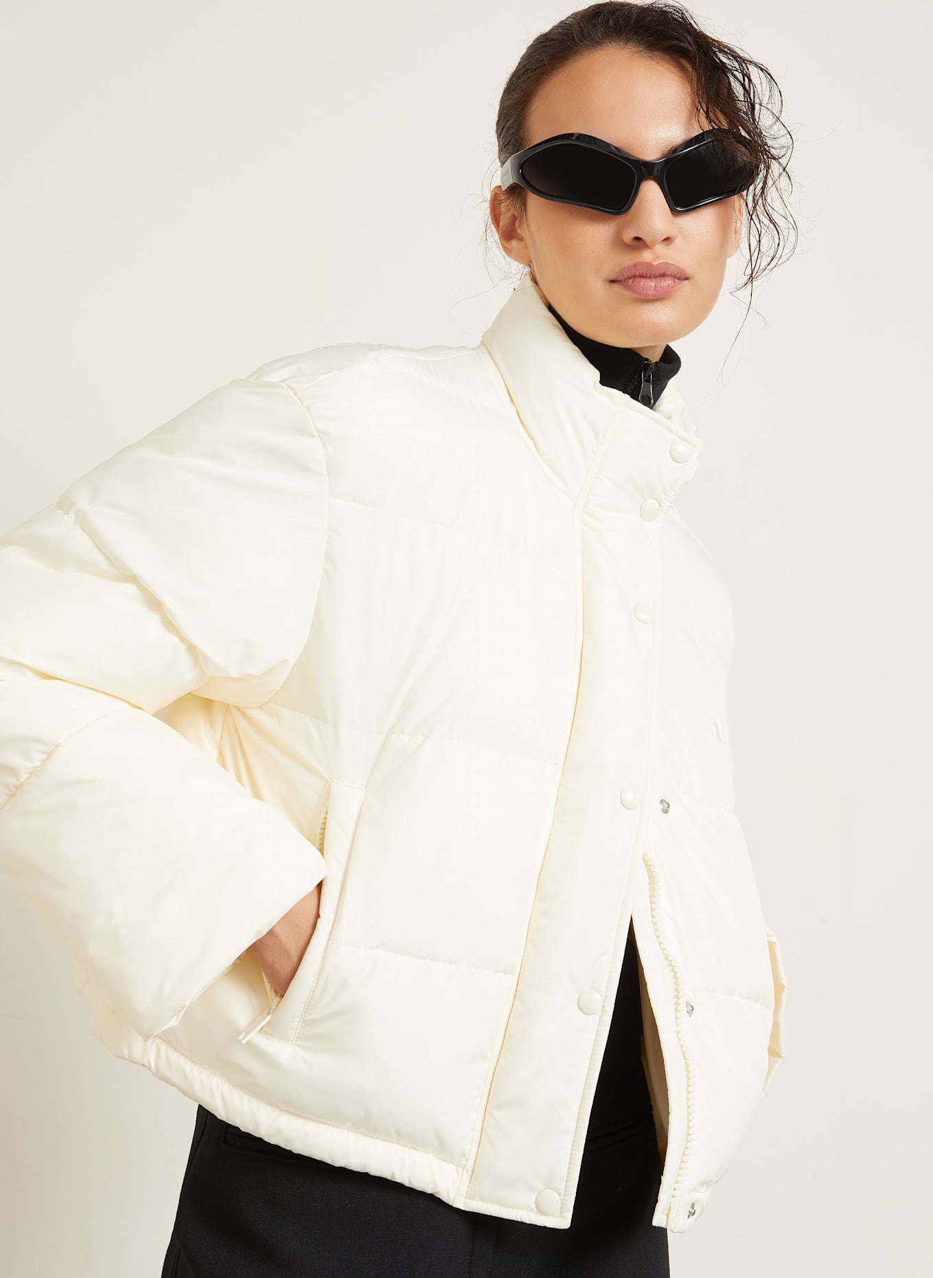 Courrèges Steppjacke: BEIGE