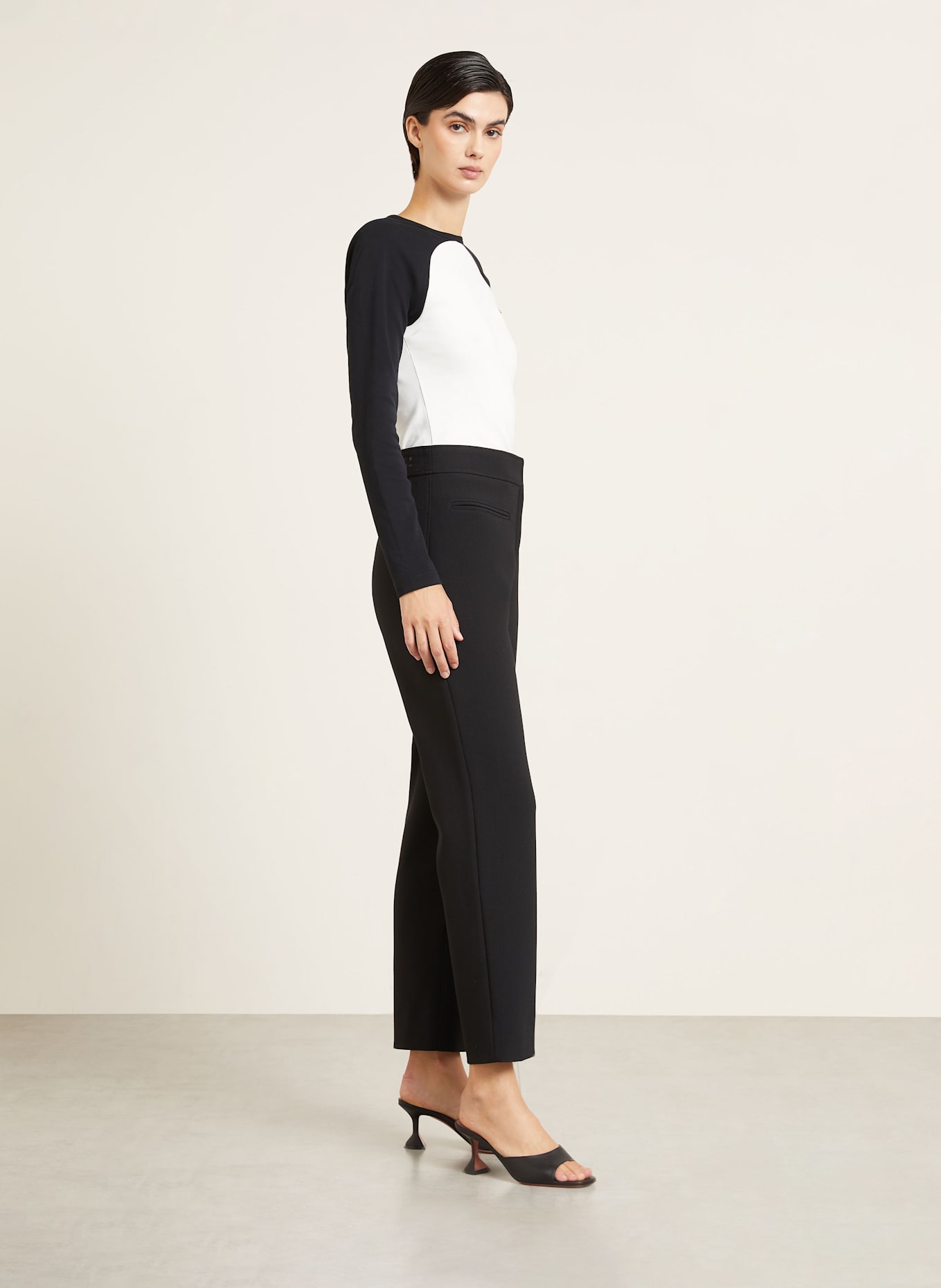 Courrèges Spodnie: CZARNY