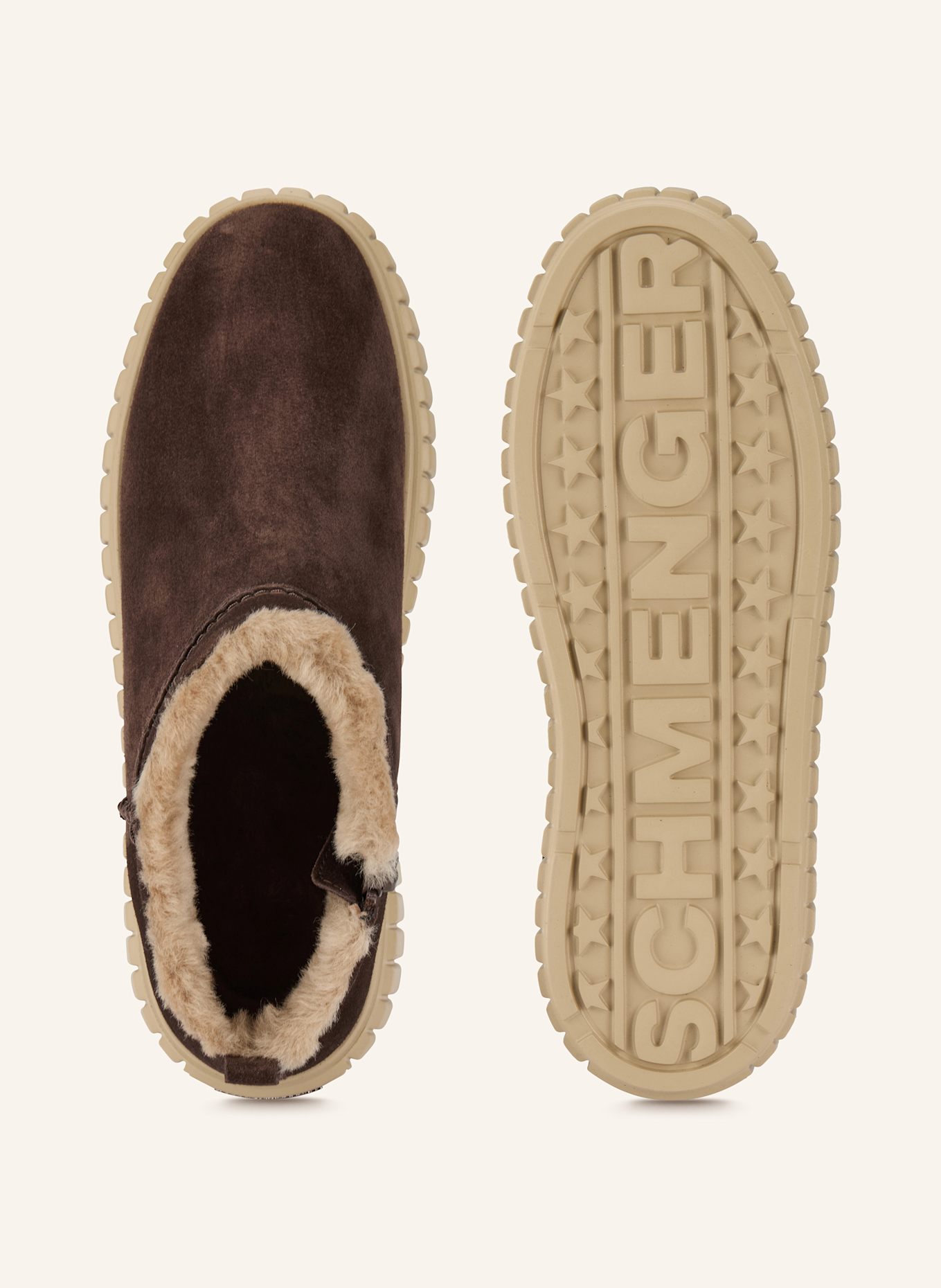 KENNEL & SCHMENGER Plateau-Boots ZAP: DUNKELBRAUN / CAMEL