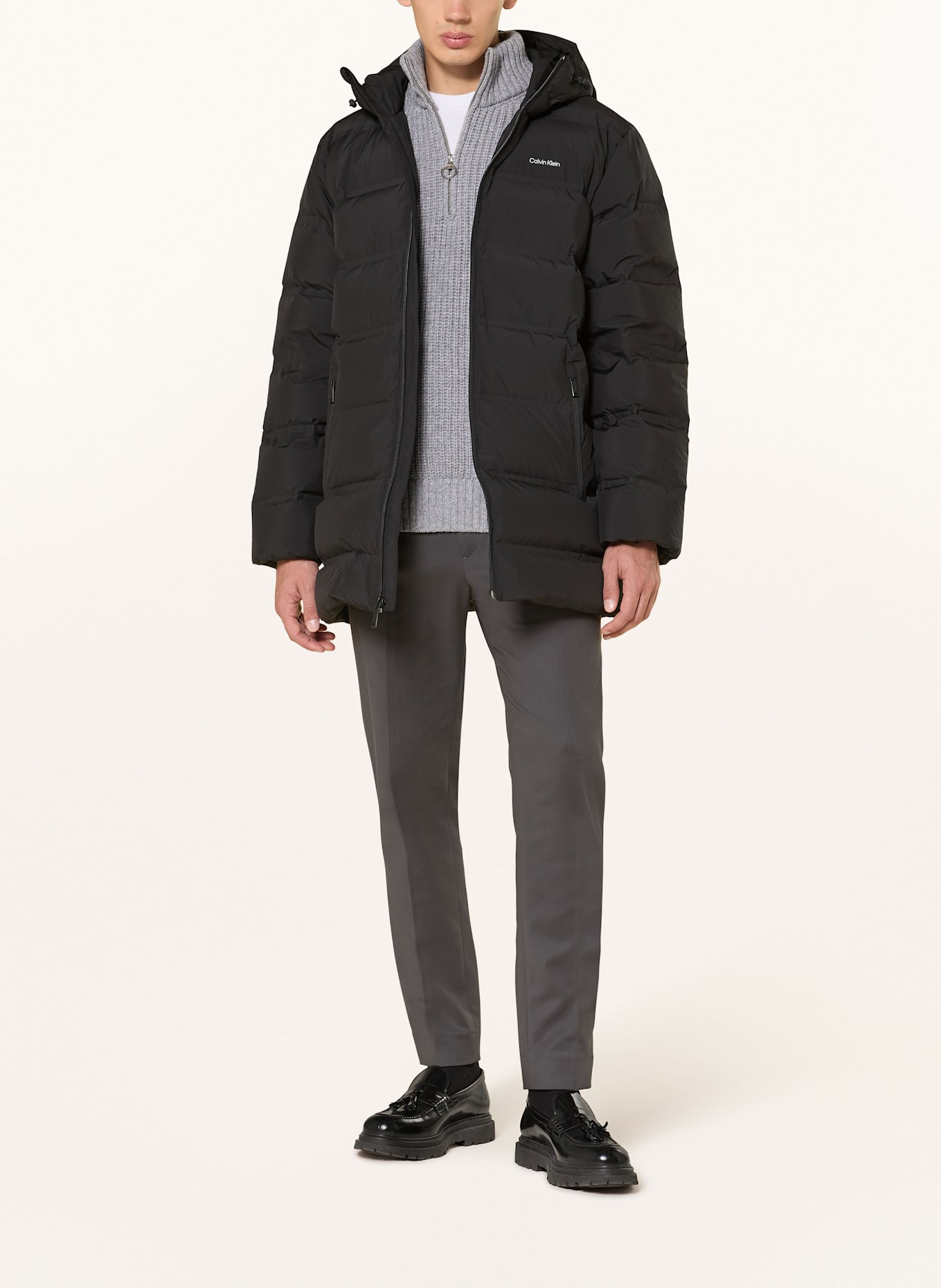 Calvin Klein Daunenparka: SCHWARZ