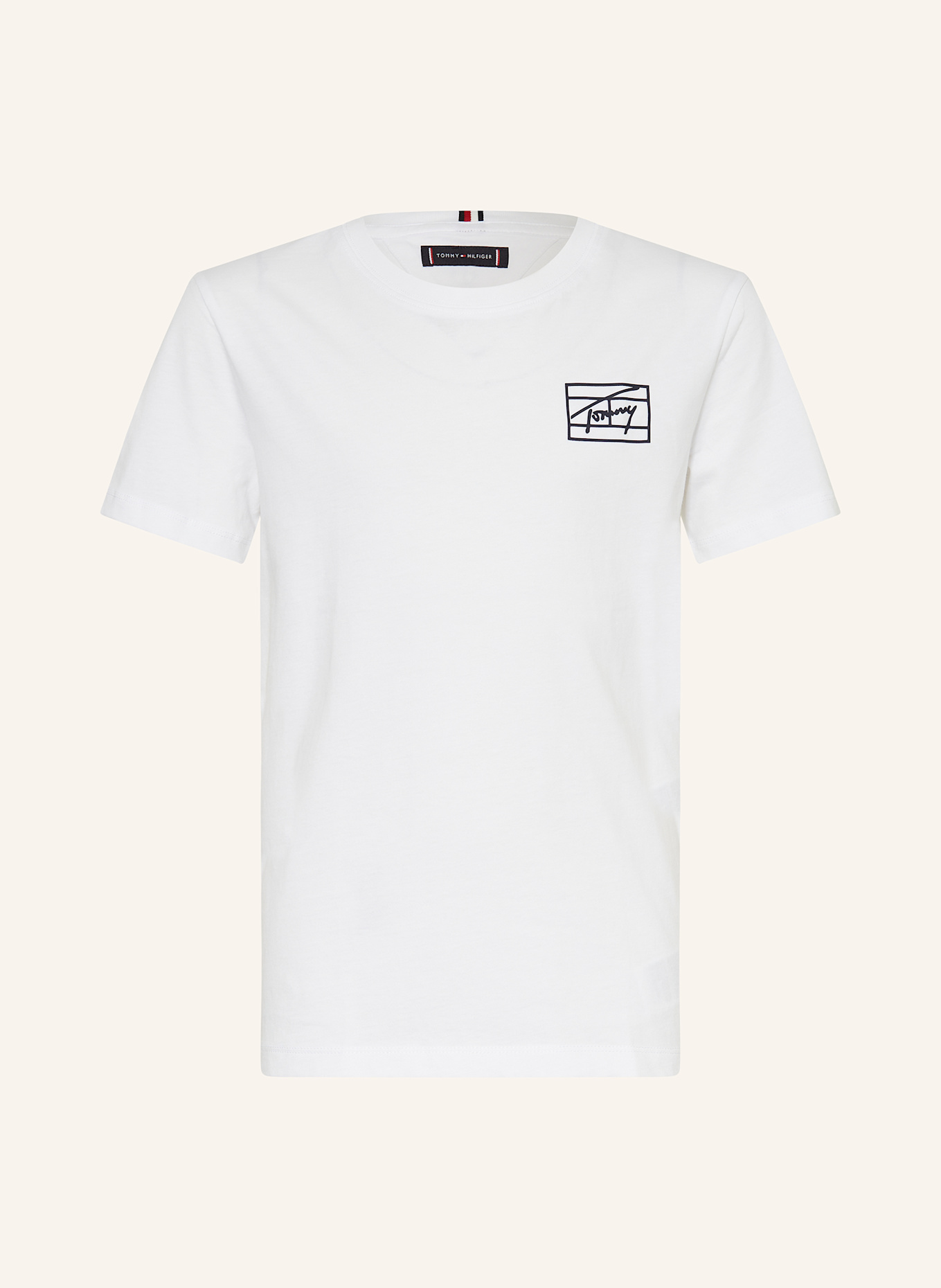 TOMMY HILFIGER Tričko: BÍLÁ