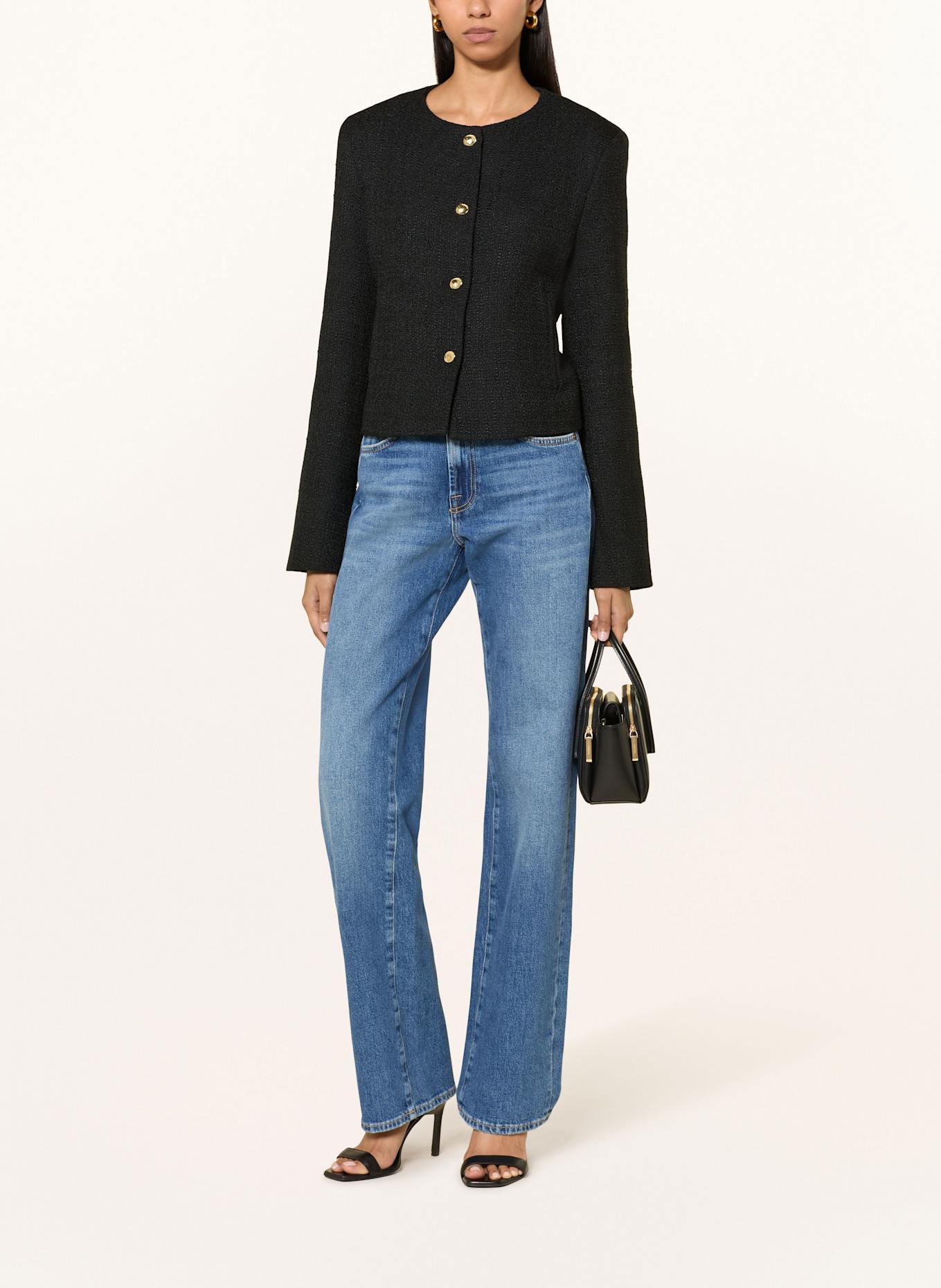 Calvin Klein Kastenjacke: SCHWARZ