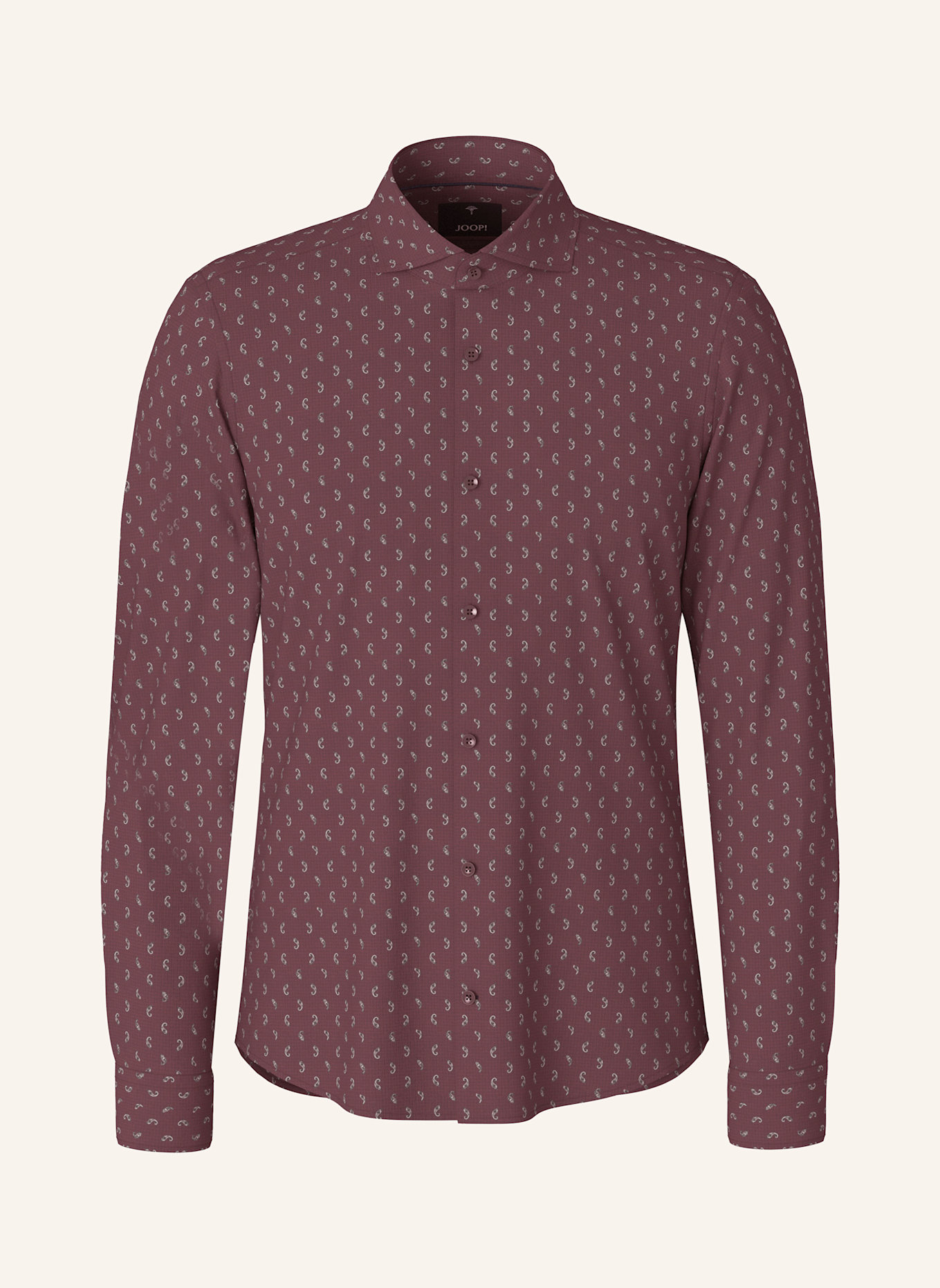 JOOP! Hemd Slim Fit: DUNKELROT / DUNKELGRÜN