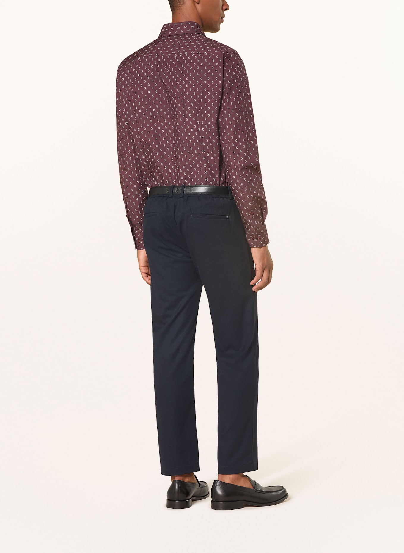 JOOP! Hemd Slim Fit: DUNKELROT / DUNKELGRÜN