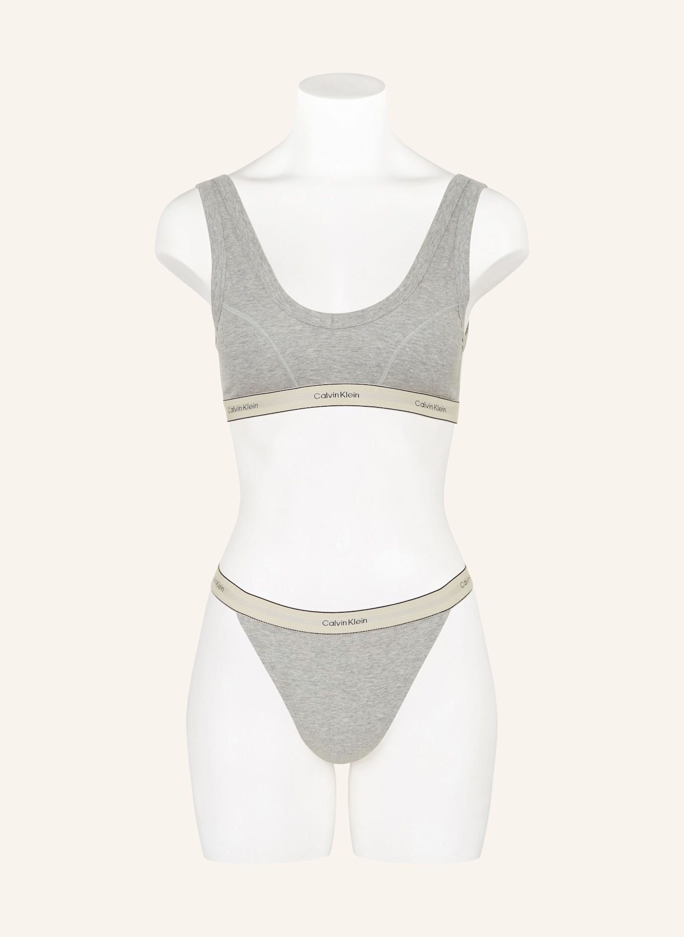 Calvin Klein Bustier HERITAGE: GRAU