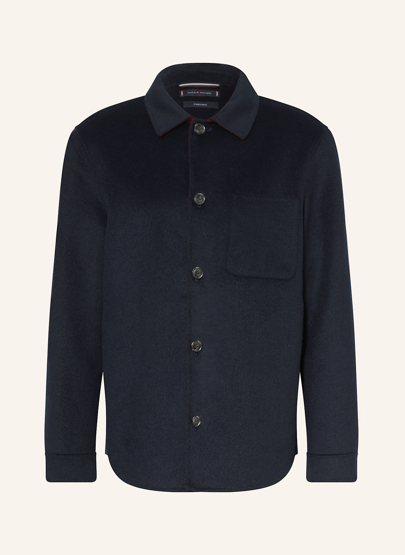 TOMMY HILFIGER Overjacket: DUNKELBLAU