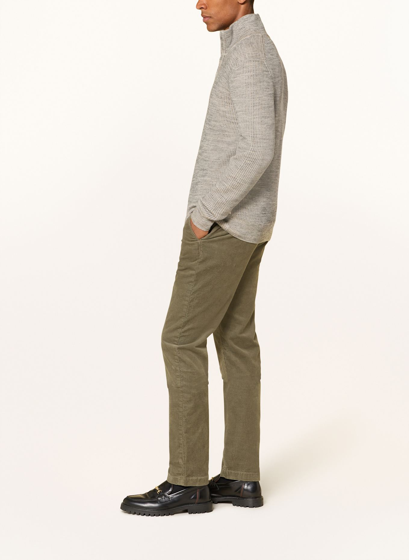 TOMMY HILFIGER Cordchino DENTON Straight Fit: OLIV