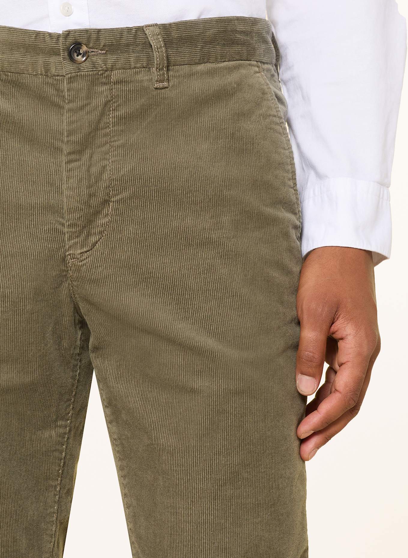 TOMMY HILFIGER Cordchino DENTON Straight Fit: OLIV