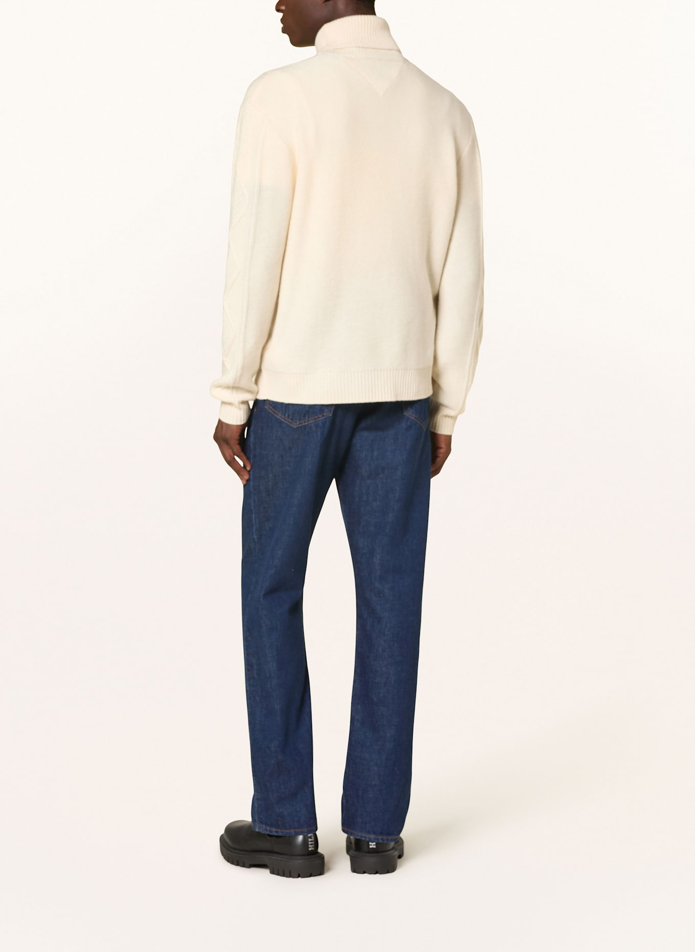 TOMMY HILFIGER Rollkragenpullover: CREME