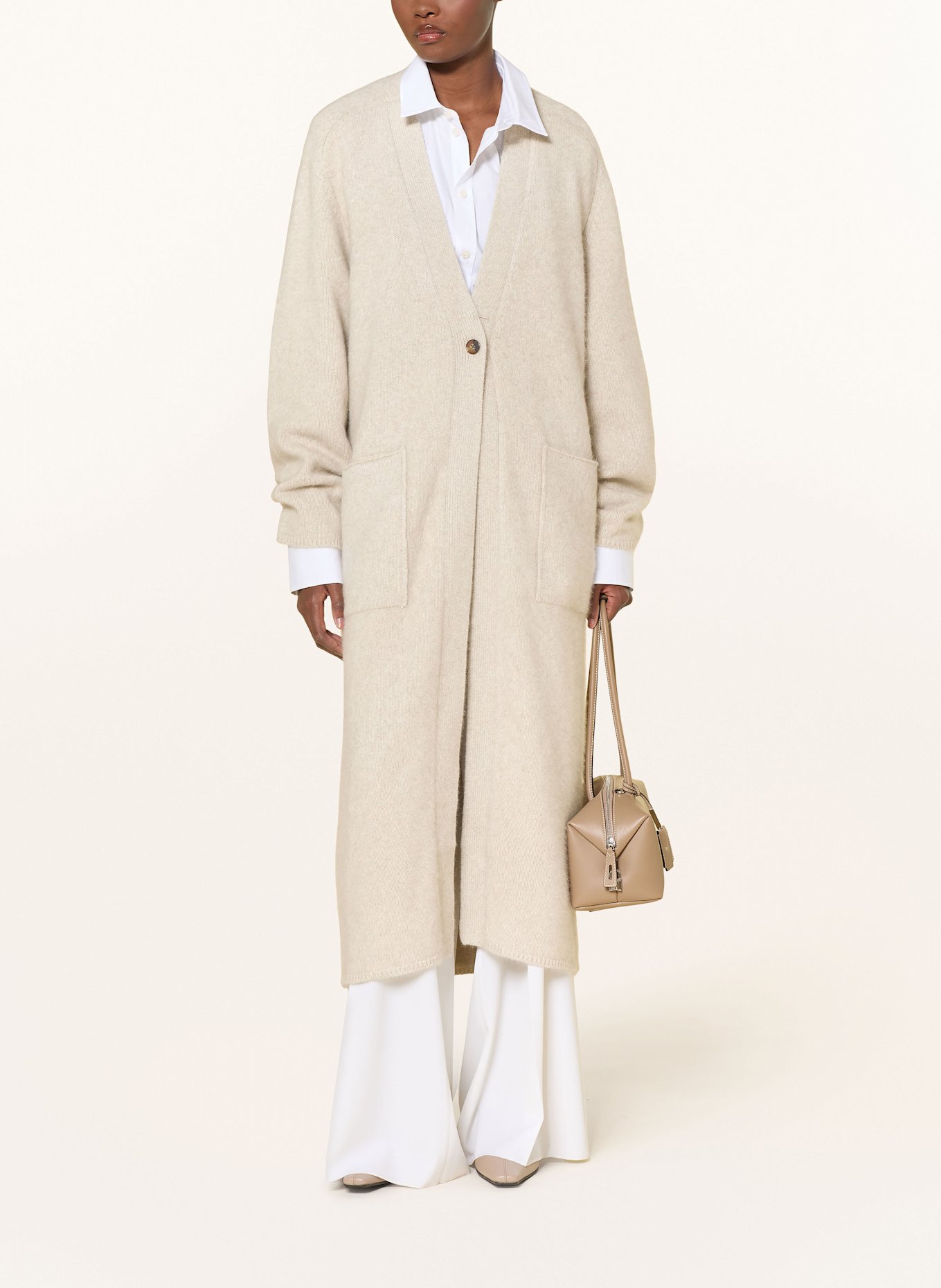 LOULOU DE SAISON Strickjacke SMET: BEIGE