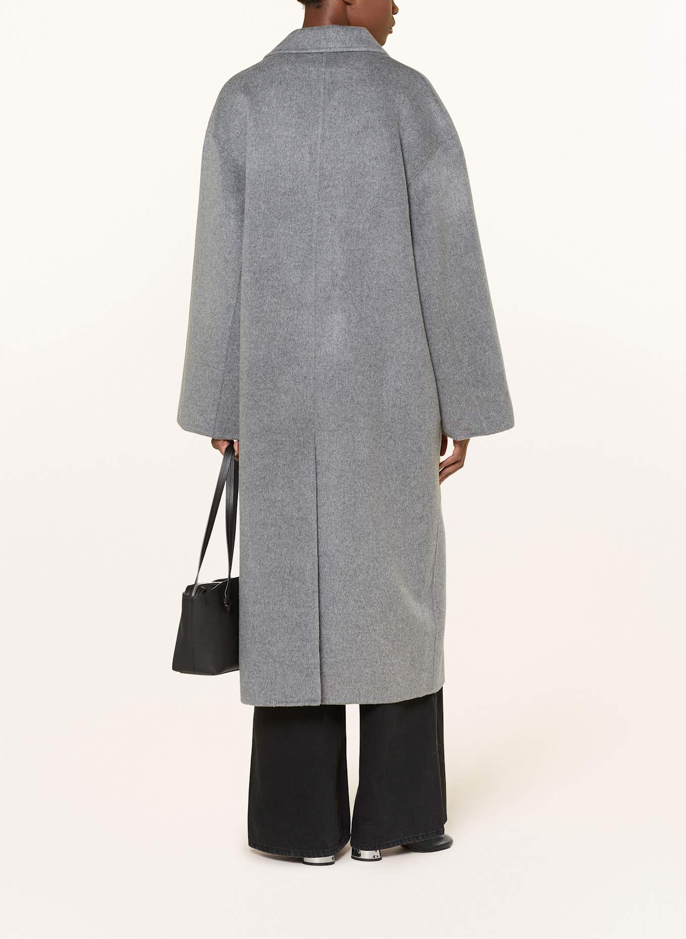 LOULOU DE SAISON Wollmantel BORNEO: GRAU