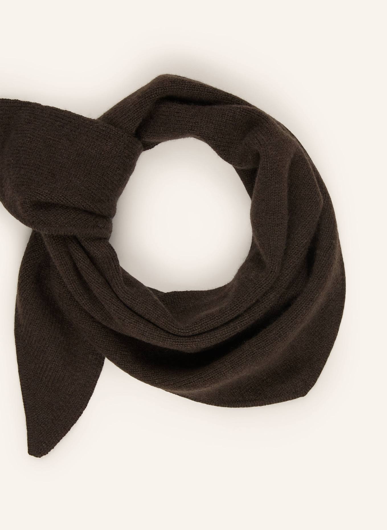 darling harbour Dreieckstuch mit Cashmere: SCHOKO