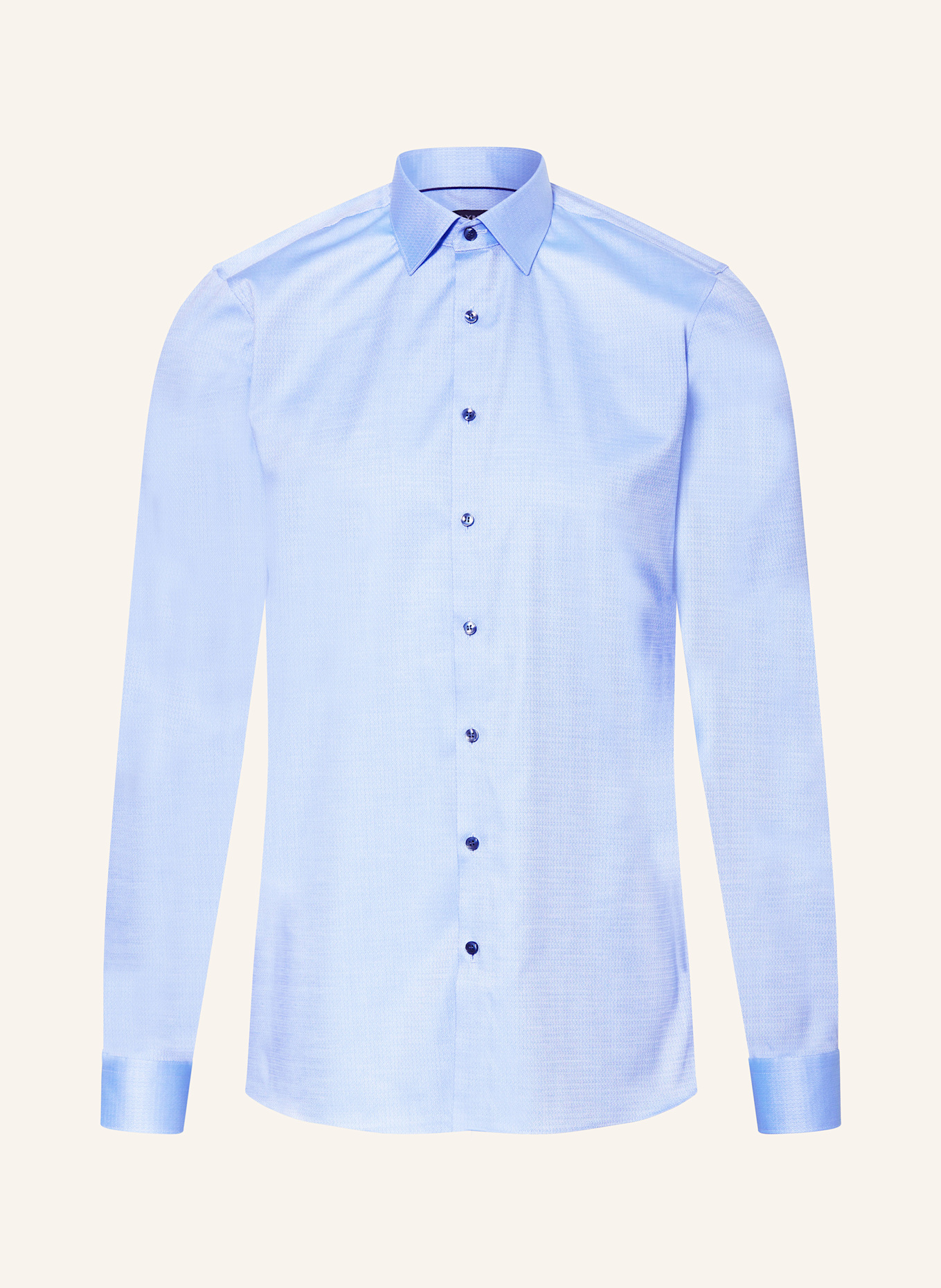 OLYMP Hemd No. Six super slim mit extralangem Arm: HELLBLAU