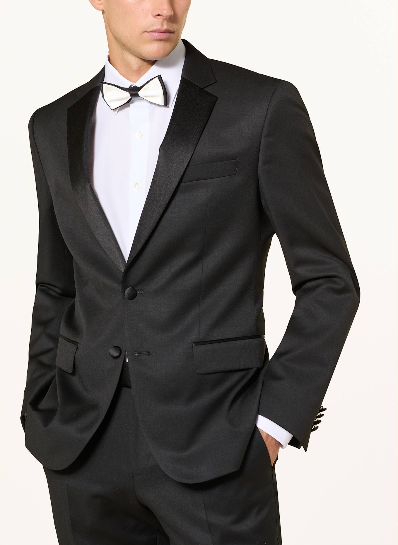 OLYMP Fliege: CREME / SCHWARZ