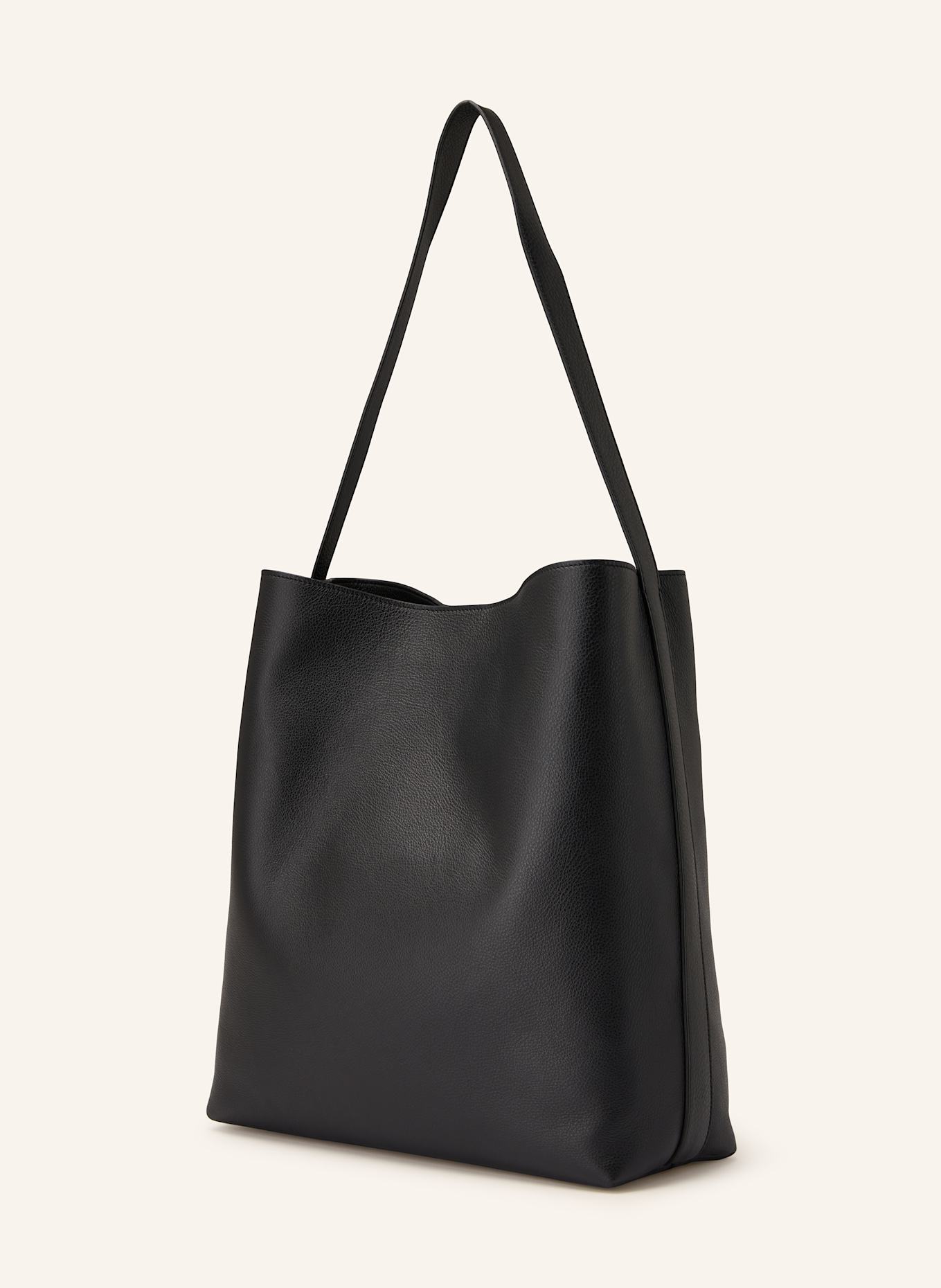 AESTHER EKME Schultertasche SAC SUPPLE: SCHWARZ